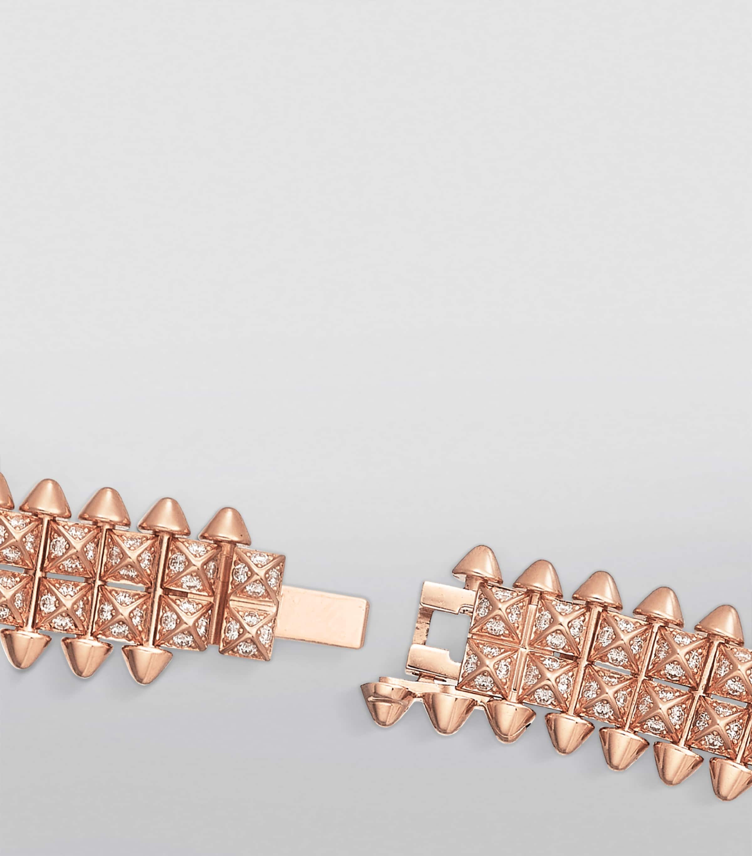Rose Gold and Diamond Clash de Cartier Bracelet ROSE GOLD Image 3