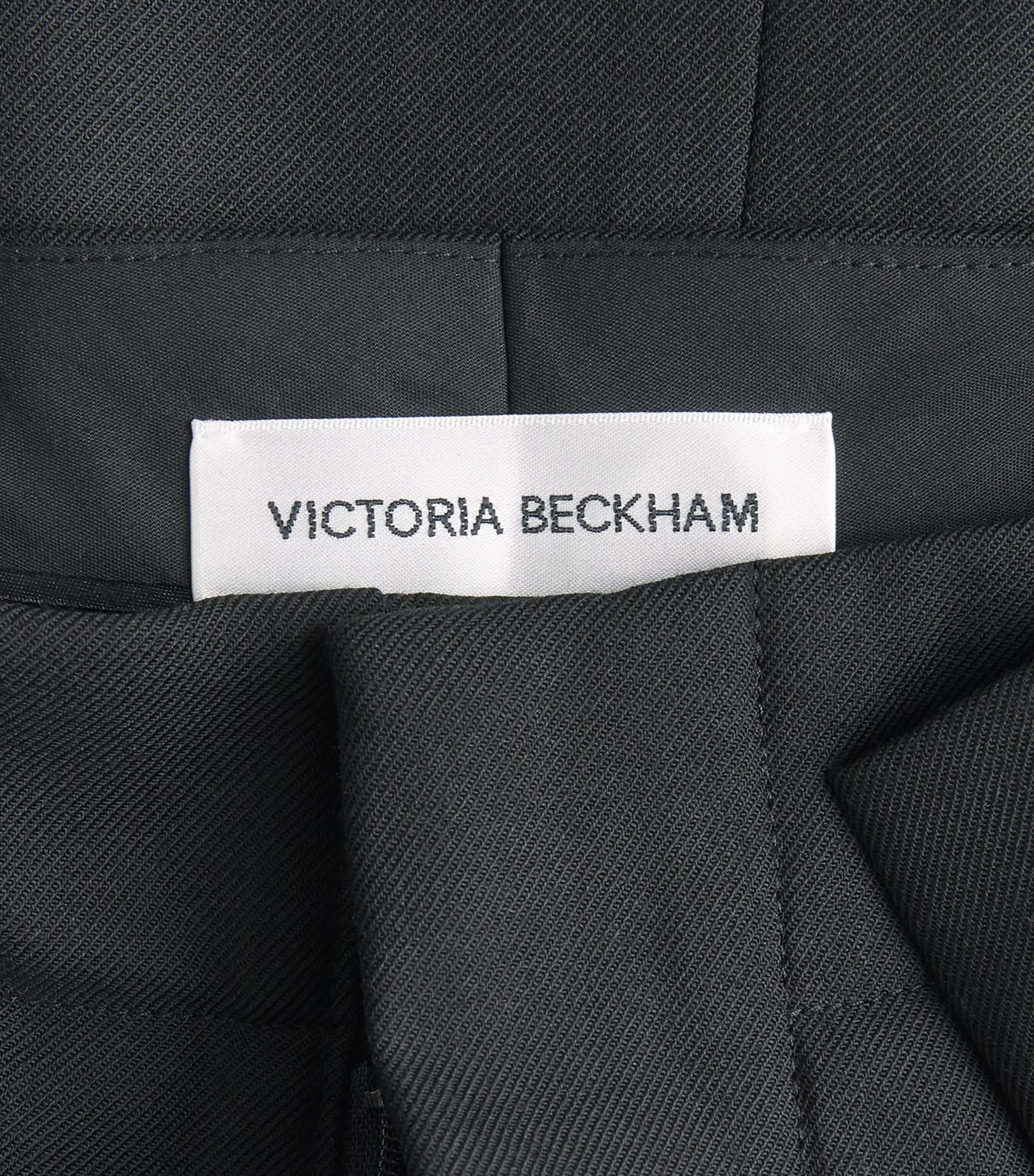 Victoria Beckham Womens Tailored Midi Skirt Black Image 6