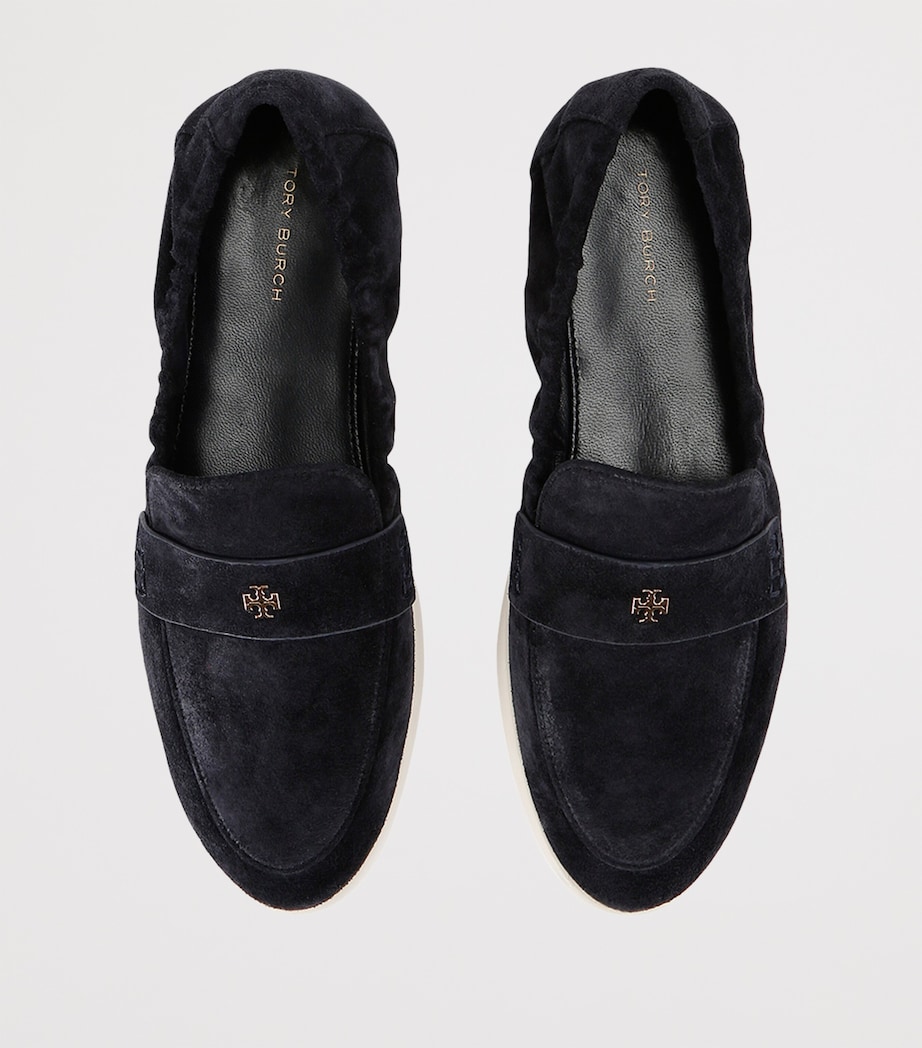 Suede Ballet Sport Loafers NAVY Image 4