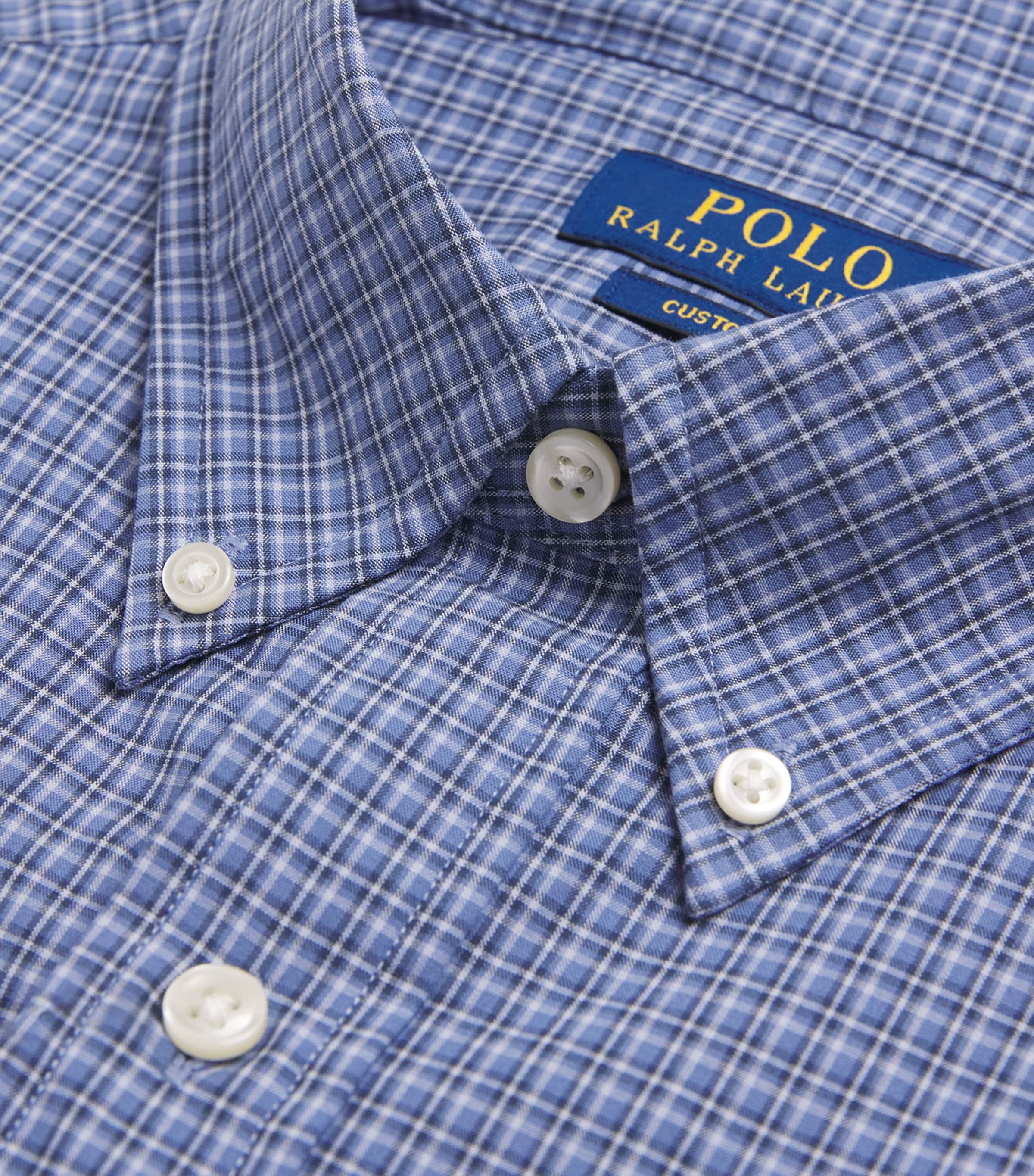 Cotton Poplin Check Shirt BLUE MULTI Image 5