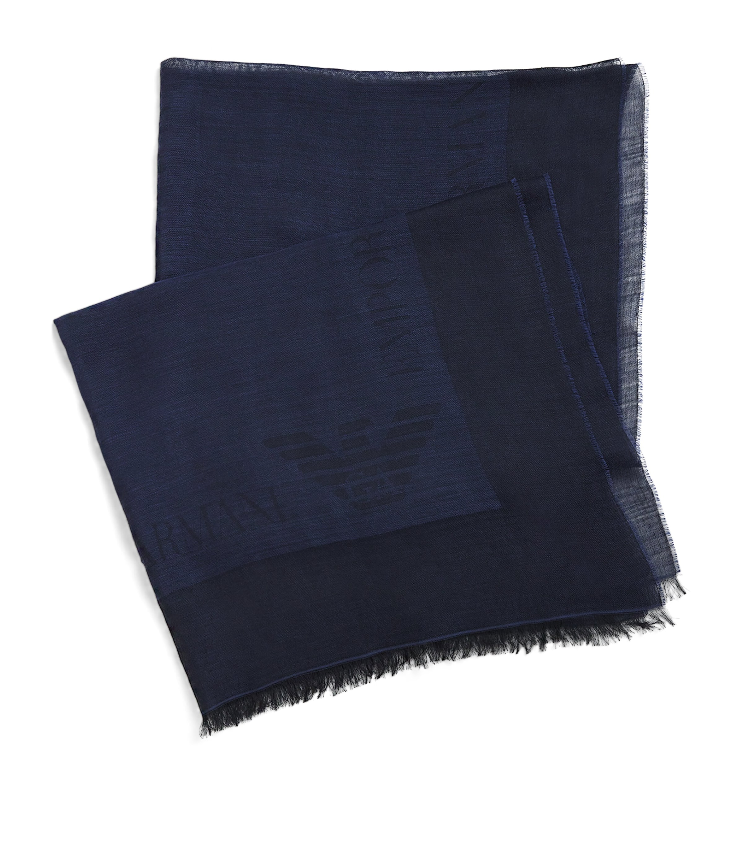 Wool-Blend Logo Scarf UB109 Image 1