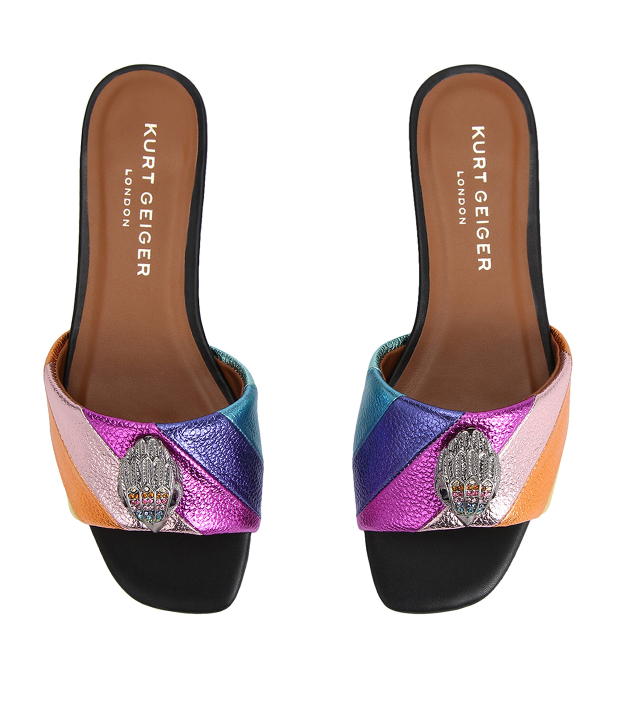 Leather Kensington Slides MULT/OTHER Image 4