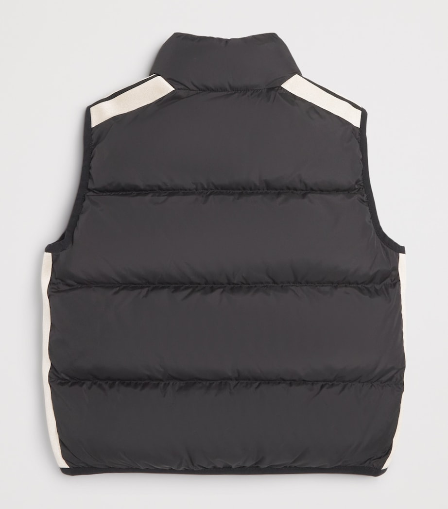 Padded Logo Gilet (4-12+ Years) 1003BLACK OFFW Image 2
