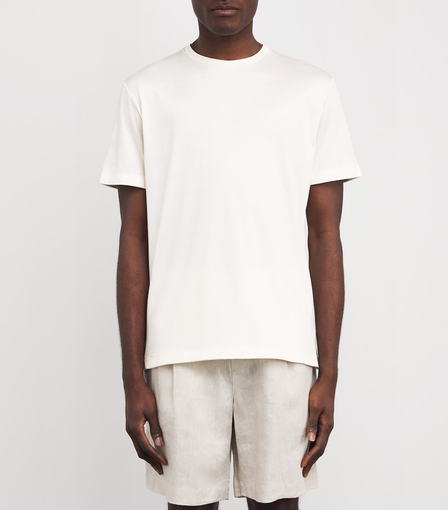 Colombo Mens Silk-Cotton T-Shirt Image 3