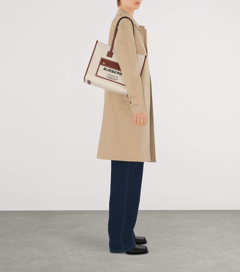 Small Freya Tote Bag NATURAL/TAN Image 3