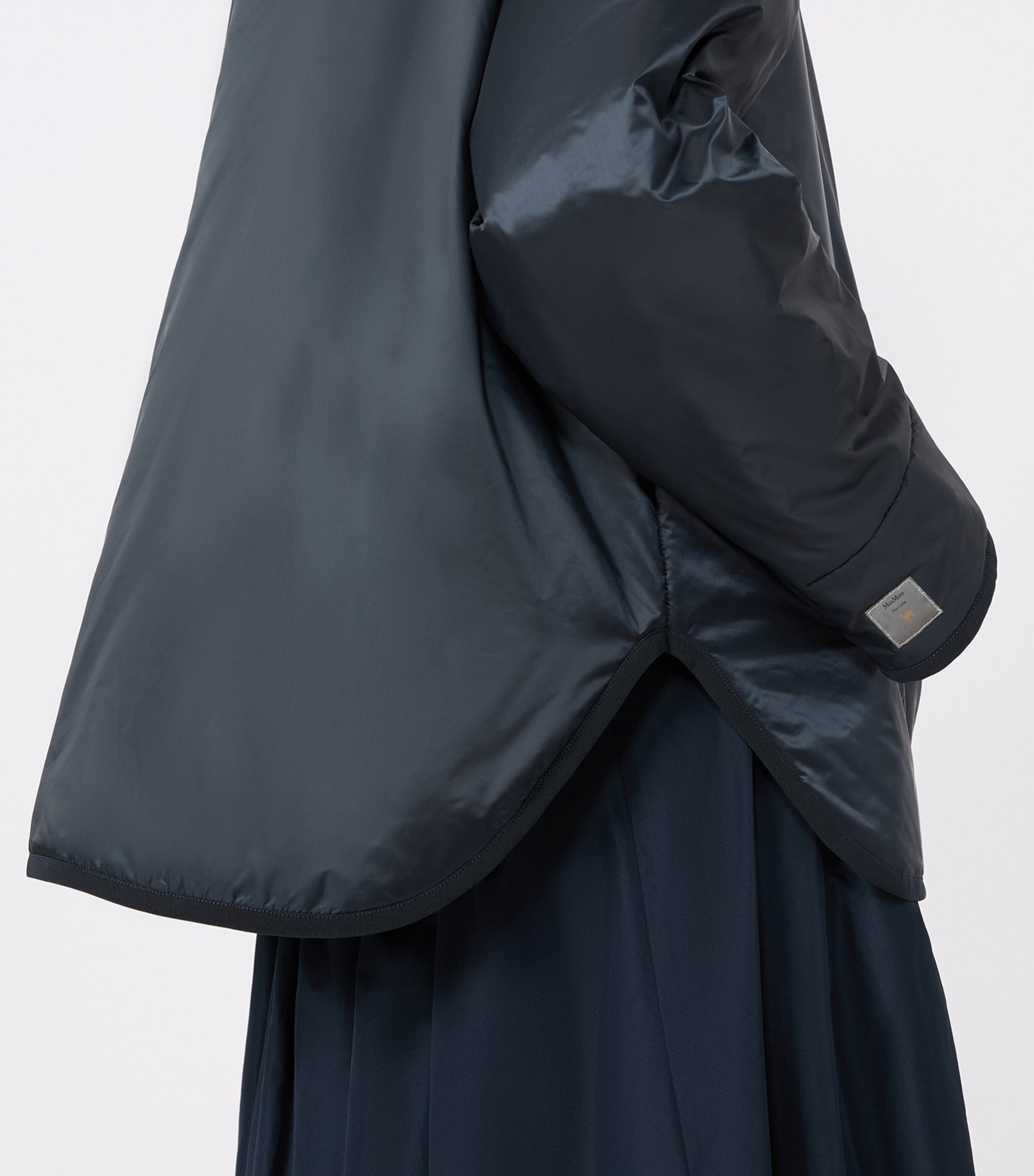Max Mara Womens Hooded Padded Jacket Midnightblue Image 5