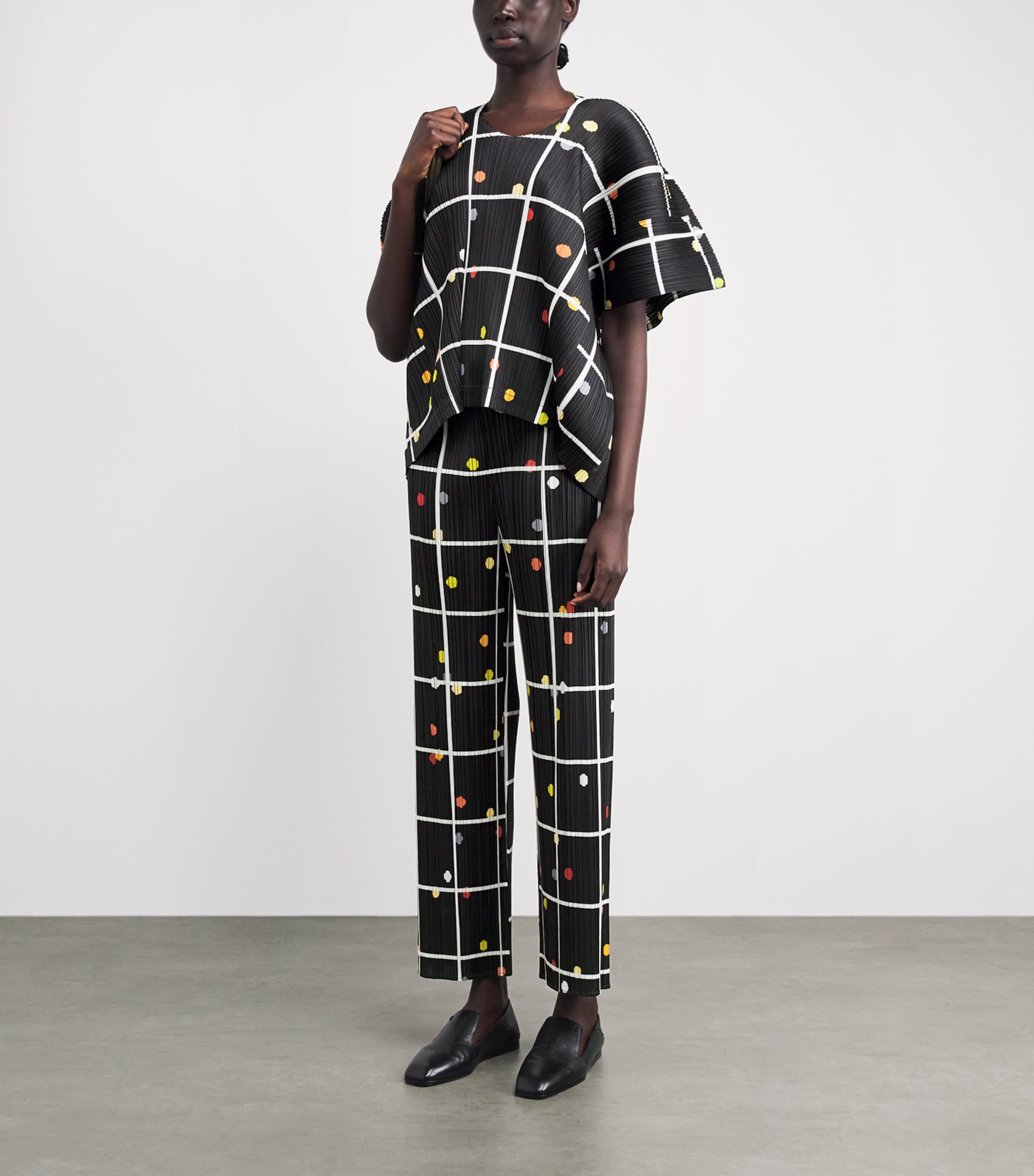 スカート PLEATS PLEASE ISSEY MIYAKE CROSSING DOTS CROSSING DOTS Skirt Black – ISSEY MIYAKE EU