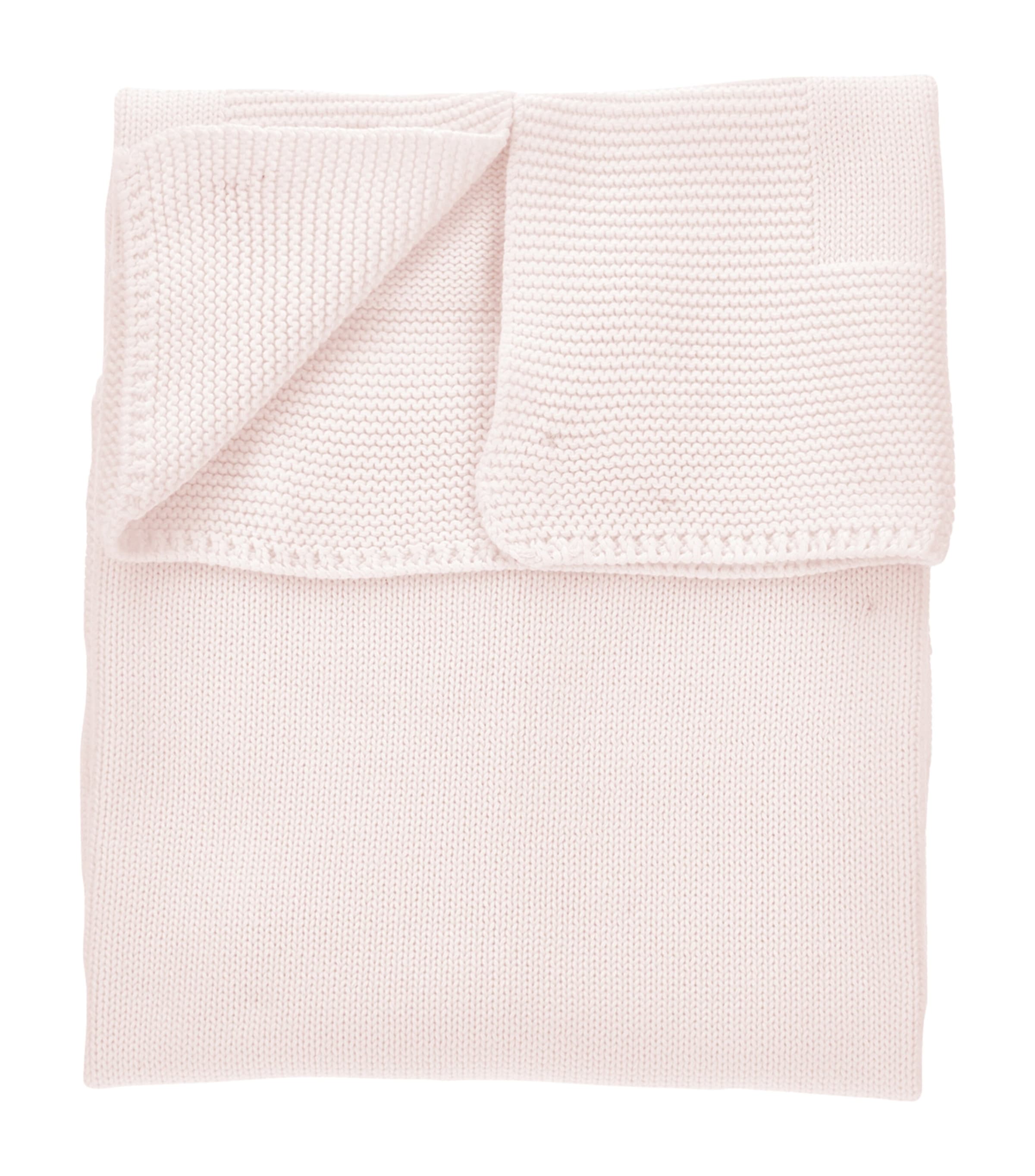 Monnalisa Cotton Blanket In Pink