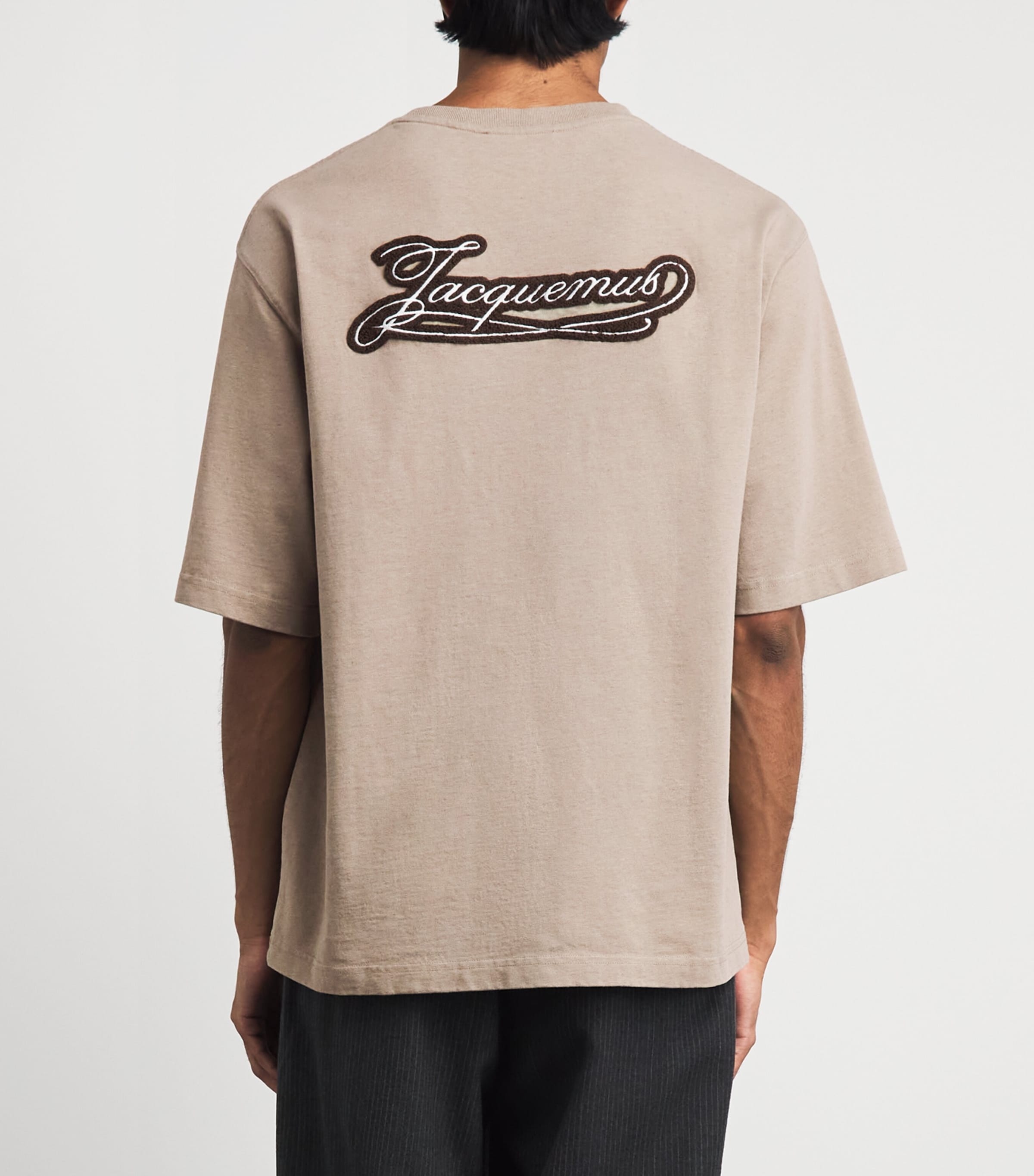Jacquemus Mens Cotton Torneo T-Shirt Beige Image 5