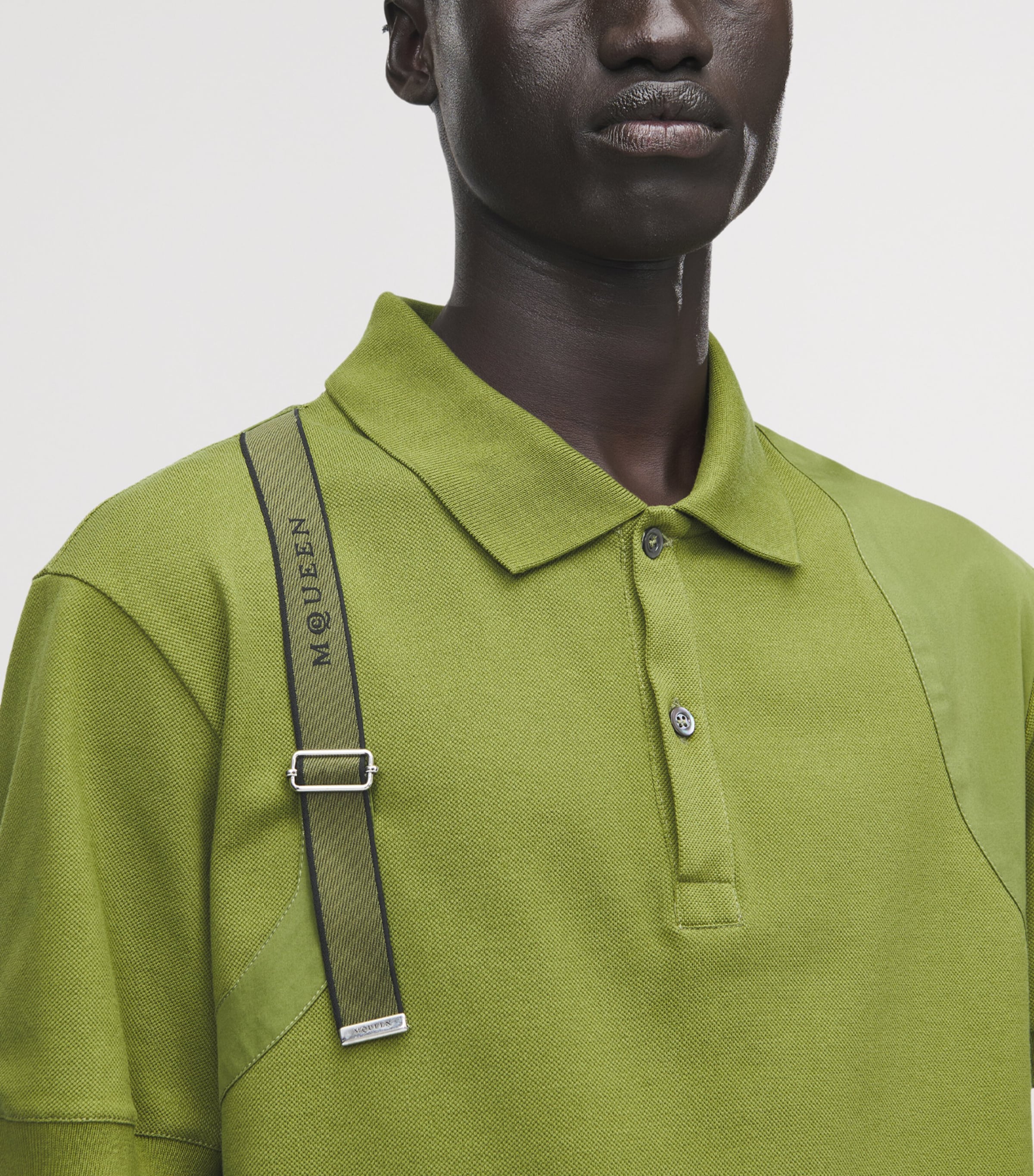 Cotton Harness Polo Shirt 3450 Image 6