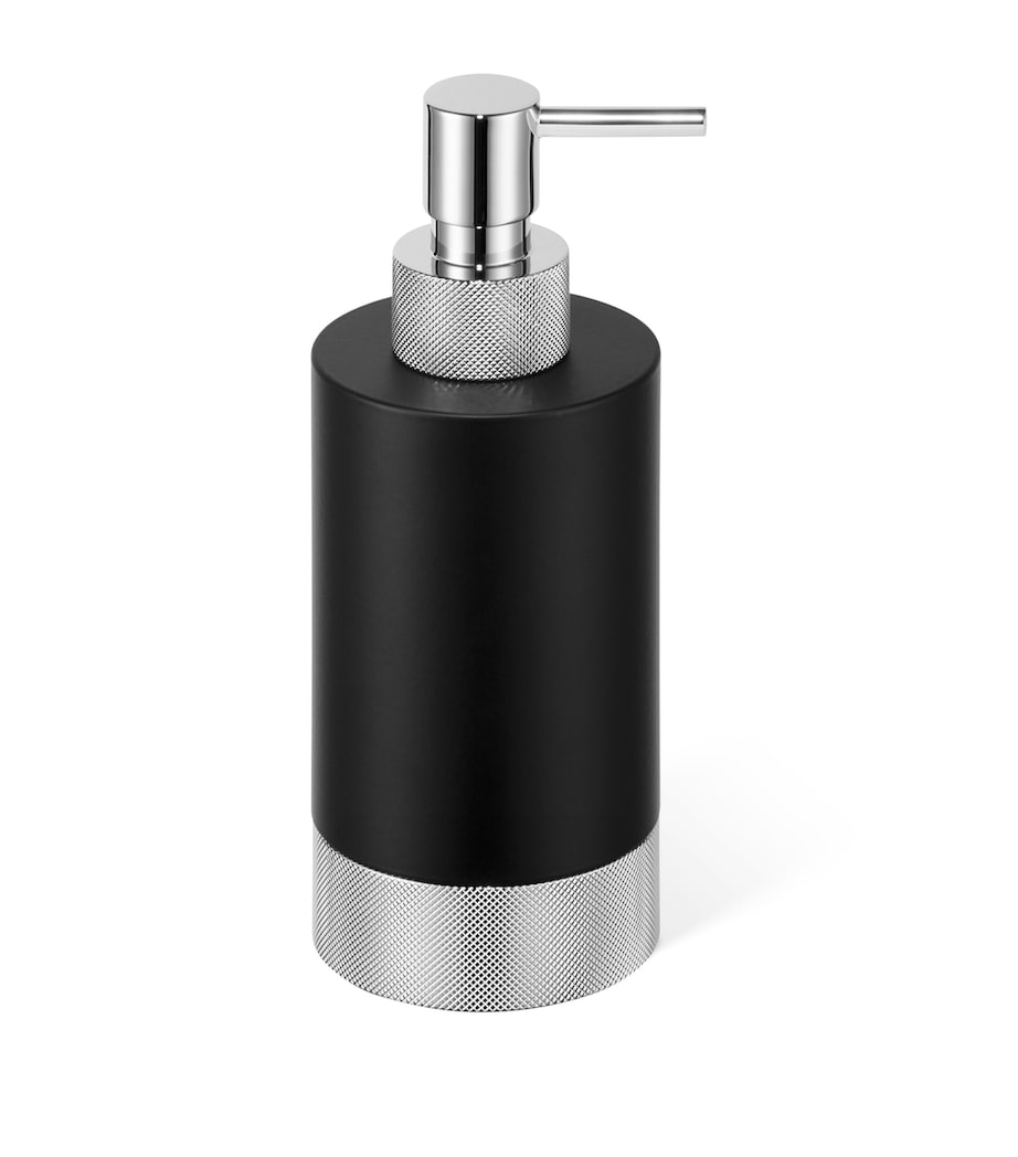 Brass Club Soap Dispenser BLACK/CHROME Image 1