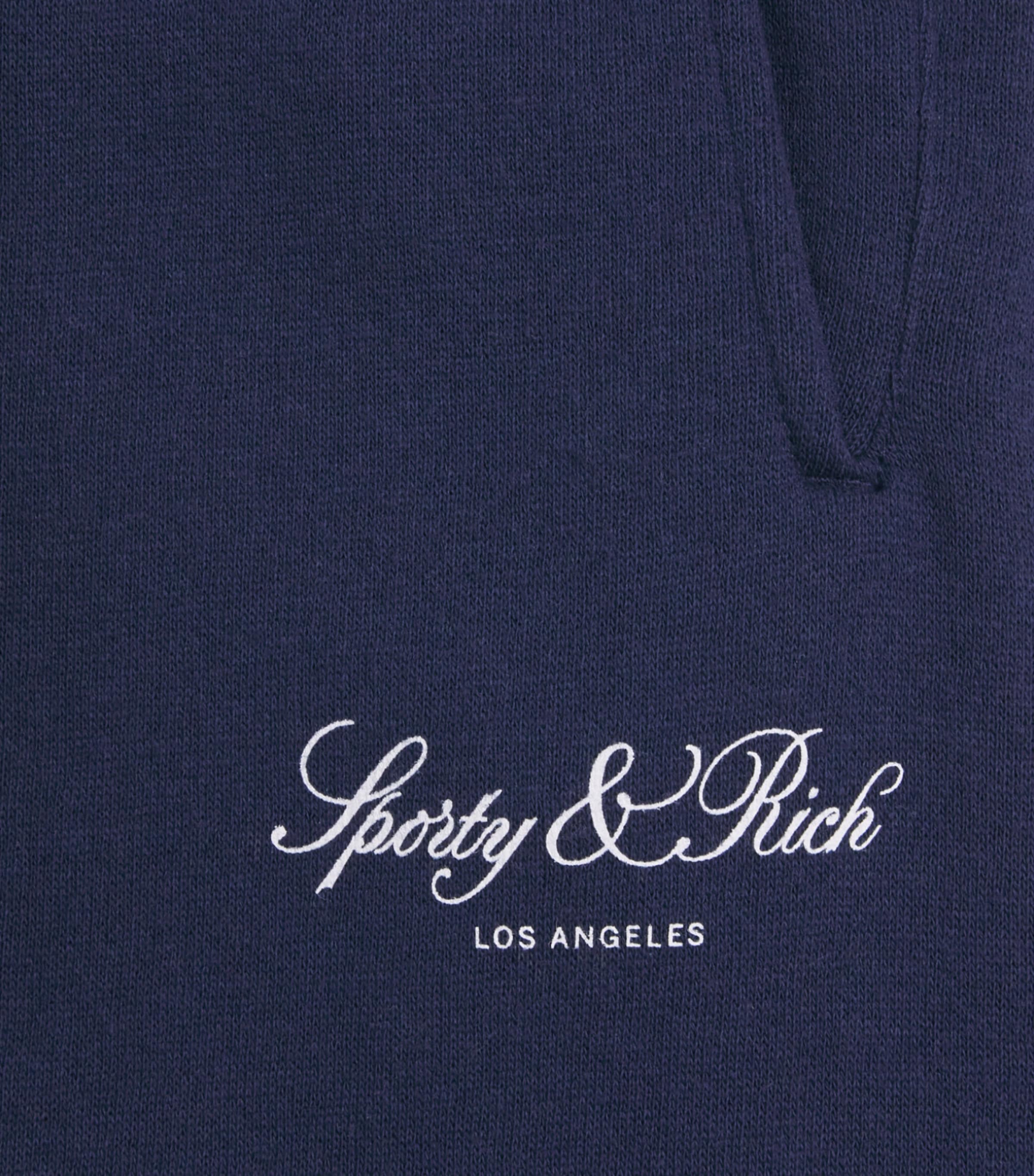 SPORTY & RICH KIDS Vendome Sweatpants (2-14 Years) Dark Navy/white Image 4