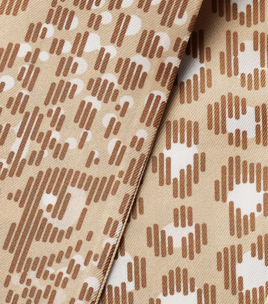 Silk Panthère Dots Bandeau Scarf BEIGE Image 2