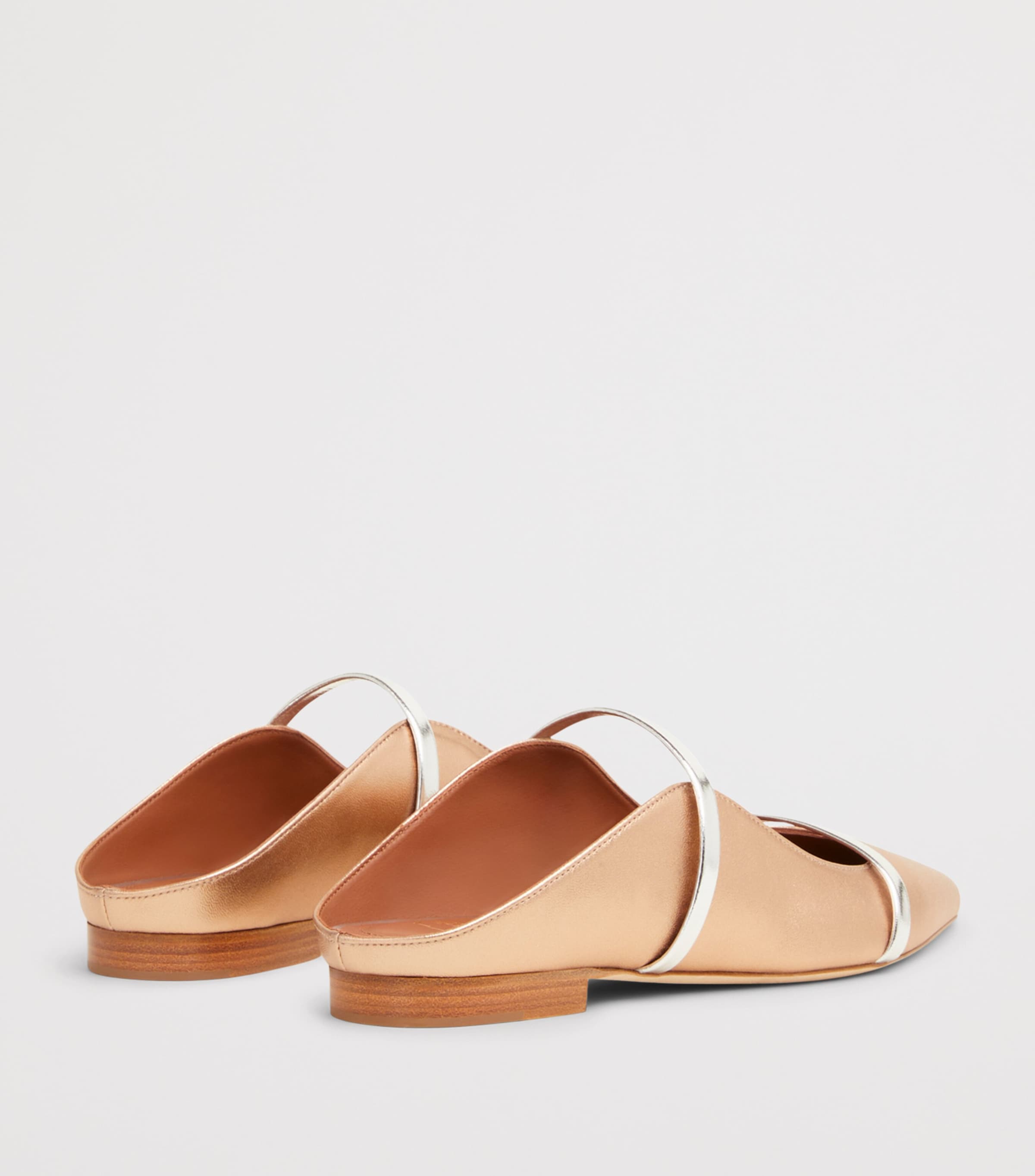 Malone Souliers Metallic Leather Maureen Mules Gold Image 4
