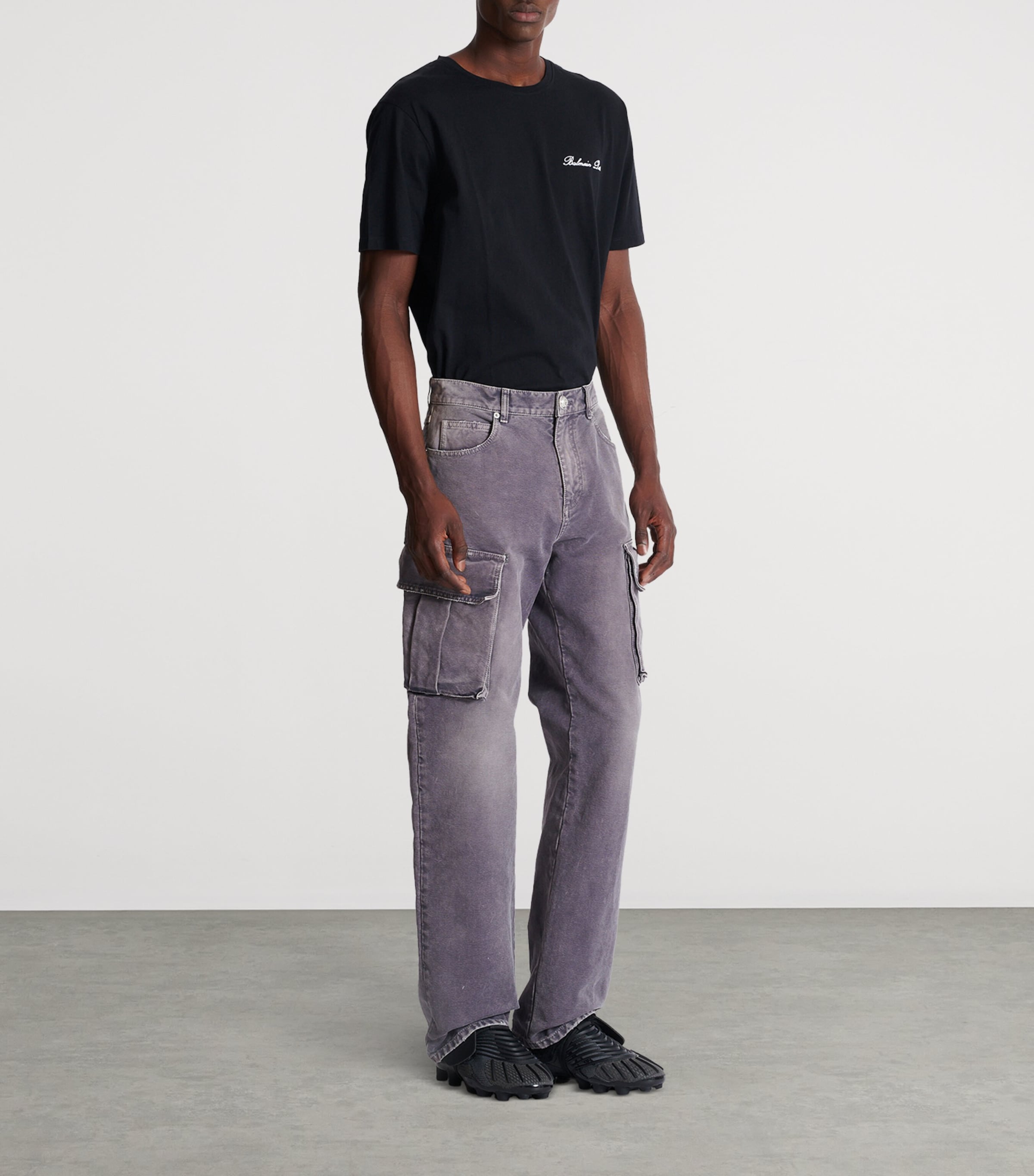 Silk Chain Print Shirt 9CO GRIS DENIM Image 4