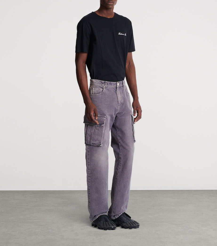 Silk Chain Print Shirt 9CO GRIS DENIM Image 4