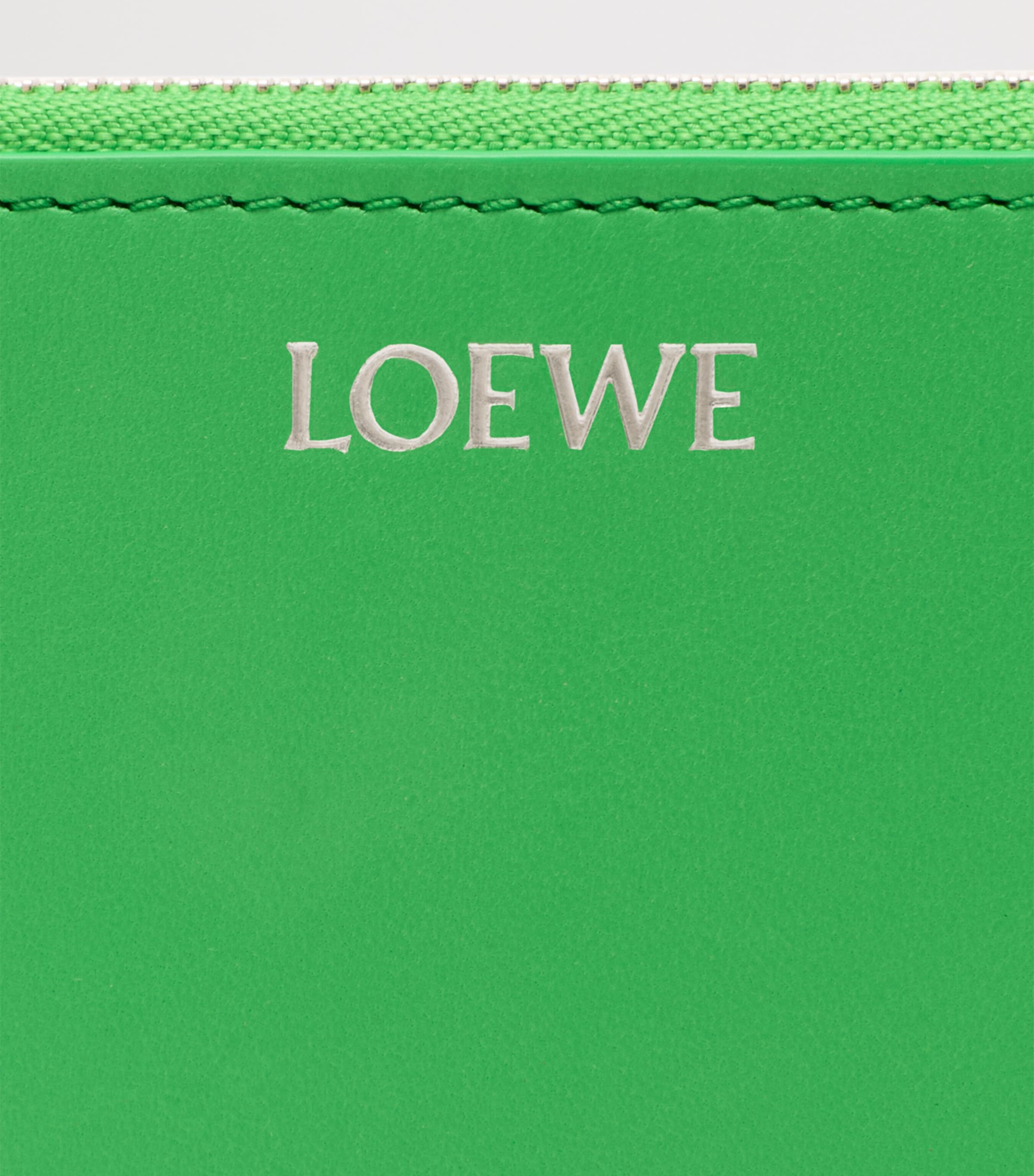 LOEWE Green Leather Knot Card Holder | Harrods UK