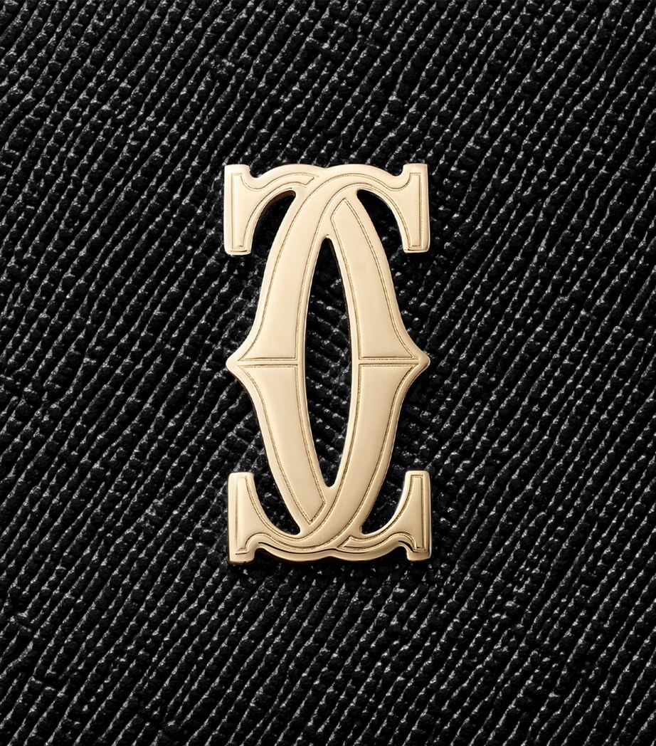 Cartier Leather C de Cartier Wallet Black Image 6