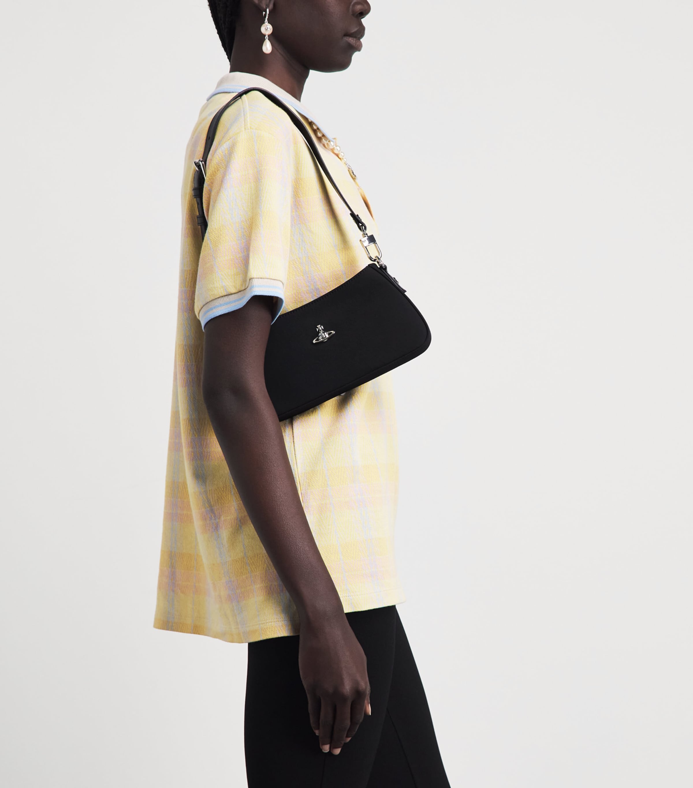Vivienne Westwood Tasha Shoulder Bag Black Image 2