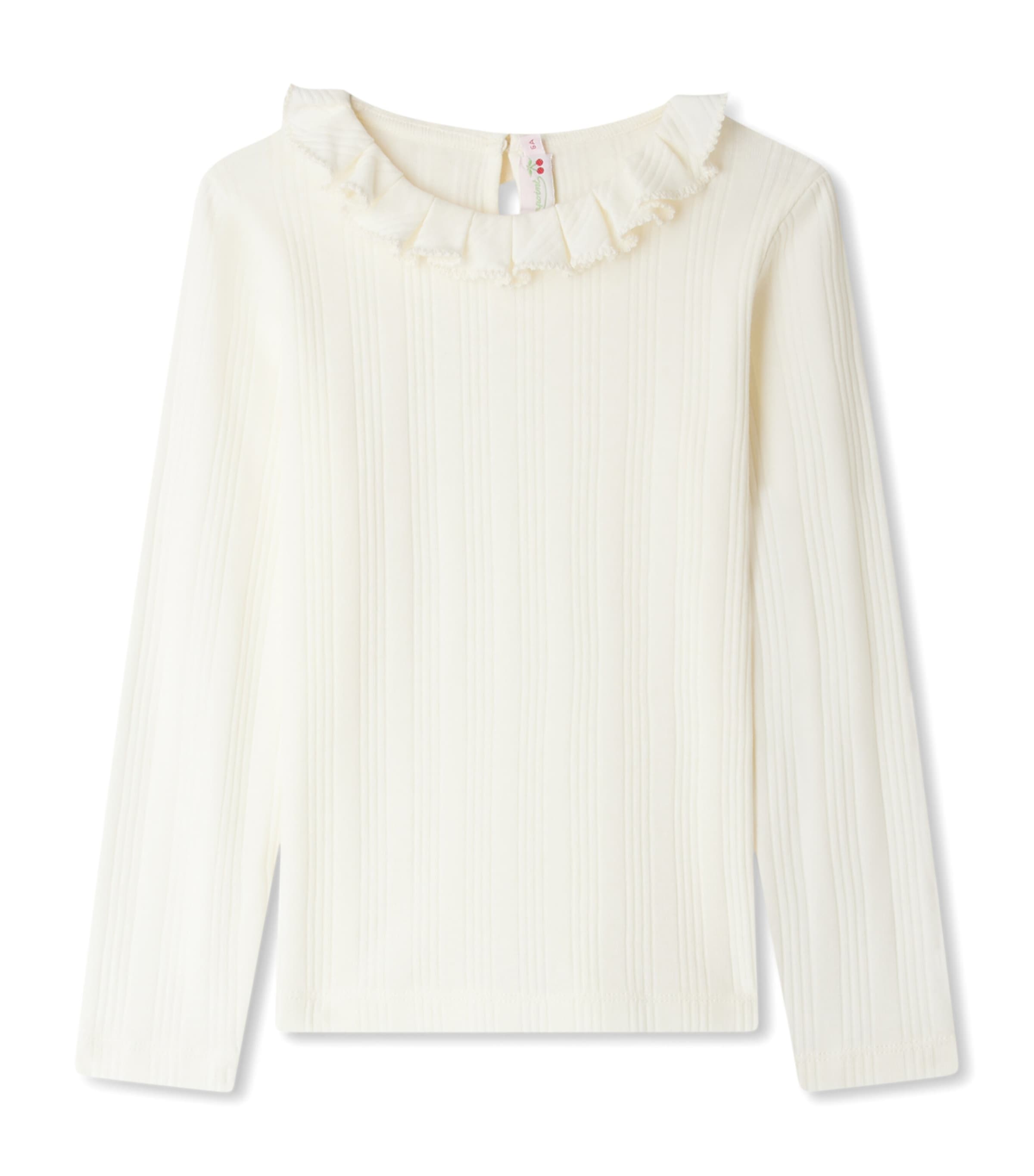 Bonpoint Bess Ruffled-trim T-shirt In White