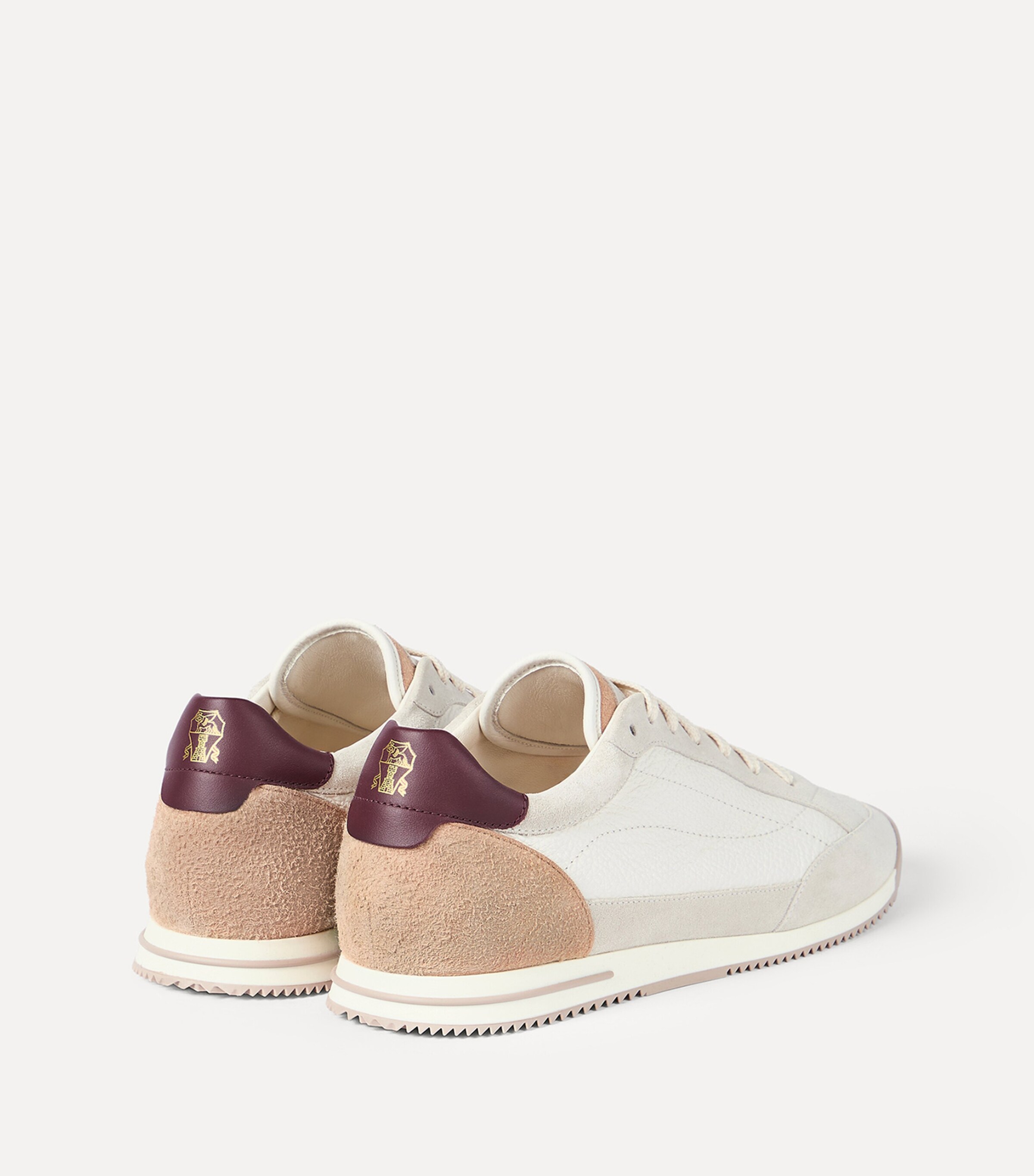 Brunello Cucinelli Deerskin-Suede Low-Top Sneakers Image 5