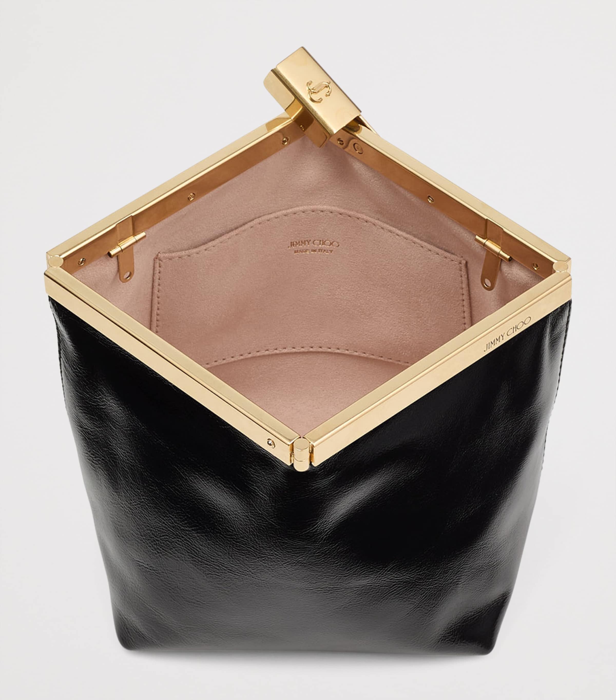 Jimmy Choo Multi Leather Ganache Clutch Bag | Harrods US