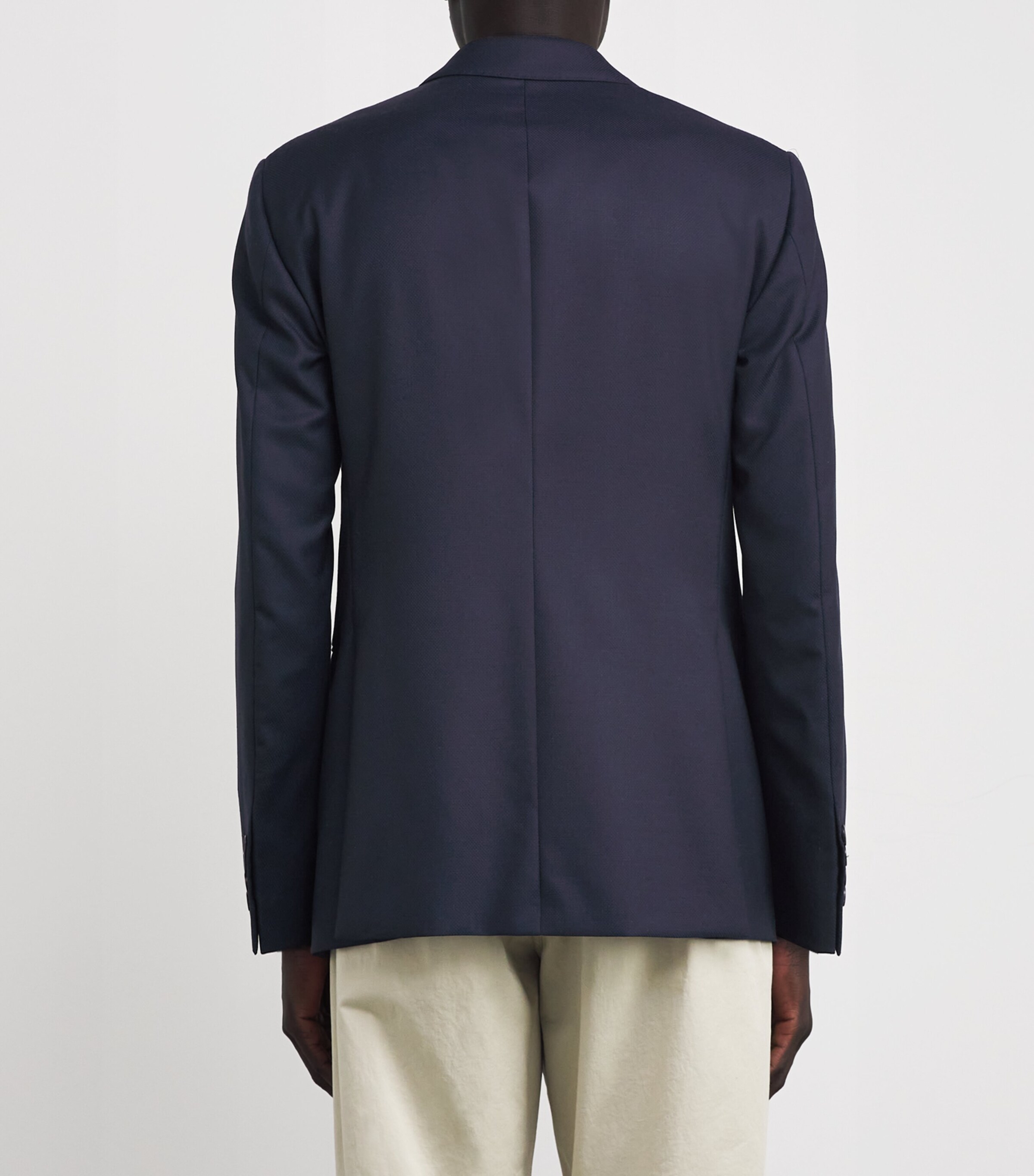 Wool Vicenza Blazer 01BLUE NAVY Image 4