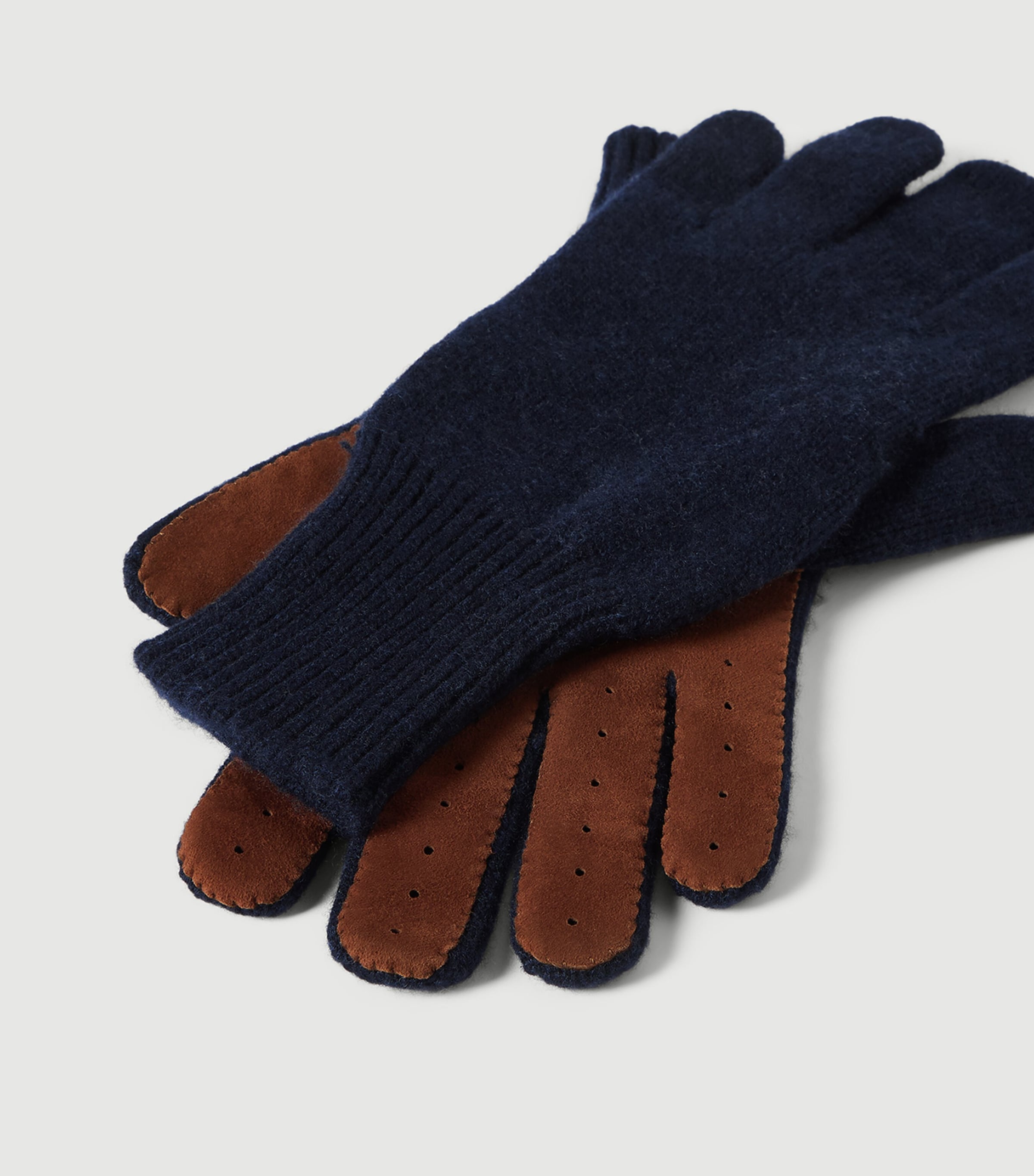 Brunello Cucinelli Cashmere-Suede Gloves Image 2