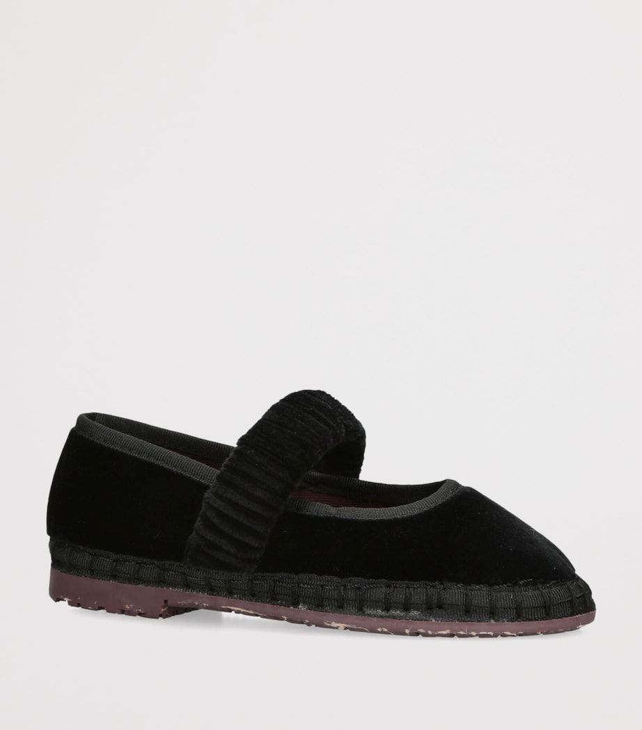Flabelus Velvet Mafalda Espadrilles Black Image 3