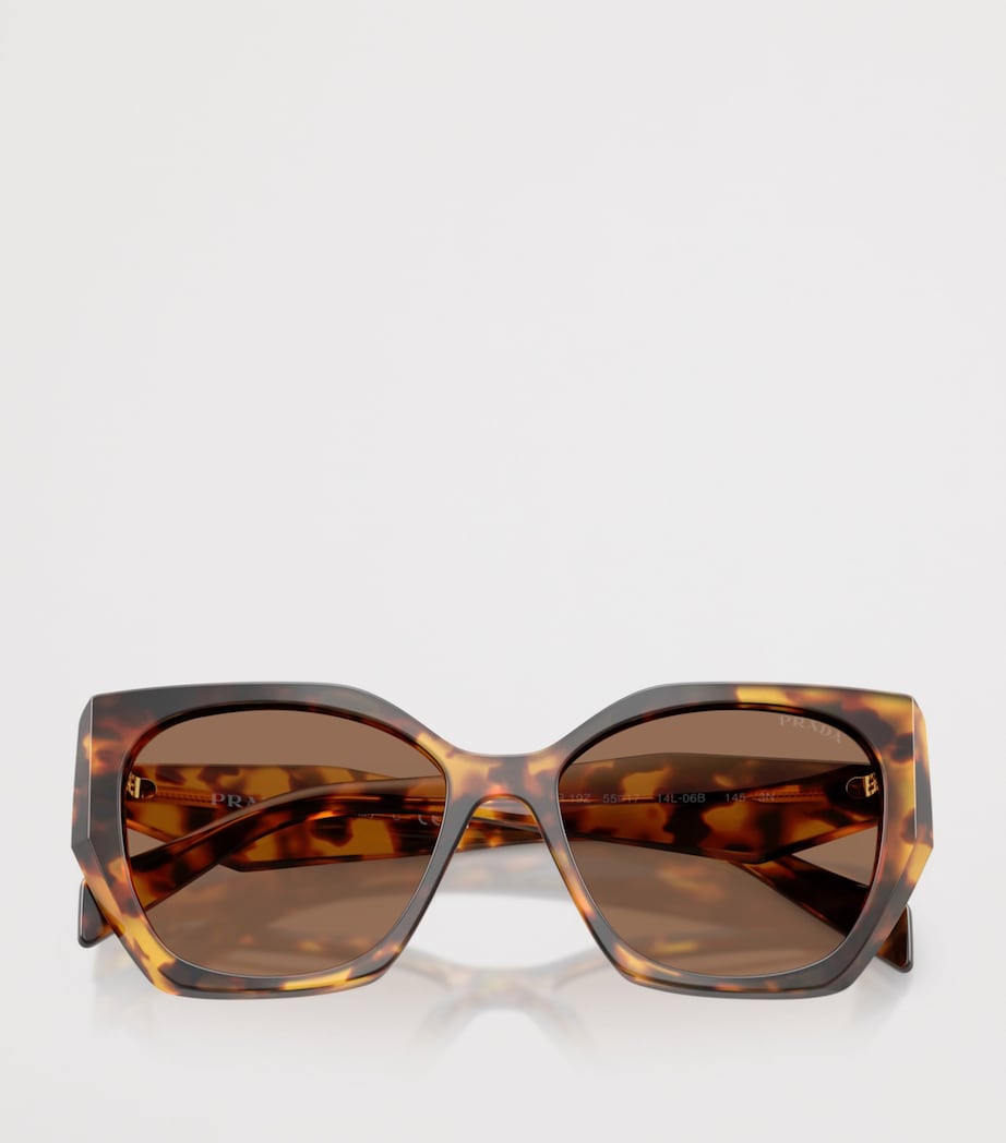 Prada Tortoiseshell Pillow Sunglasses Brown Image 5