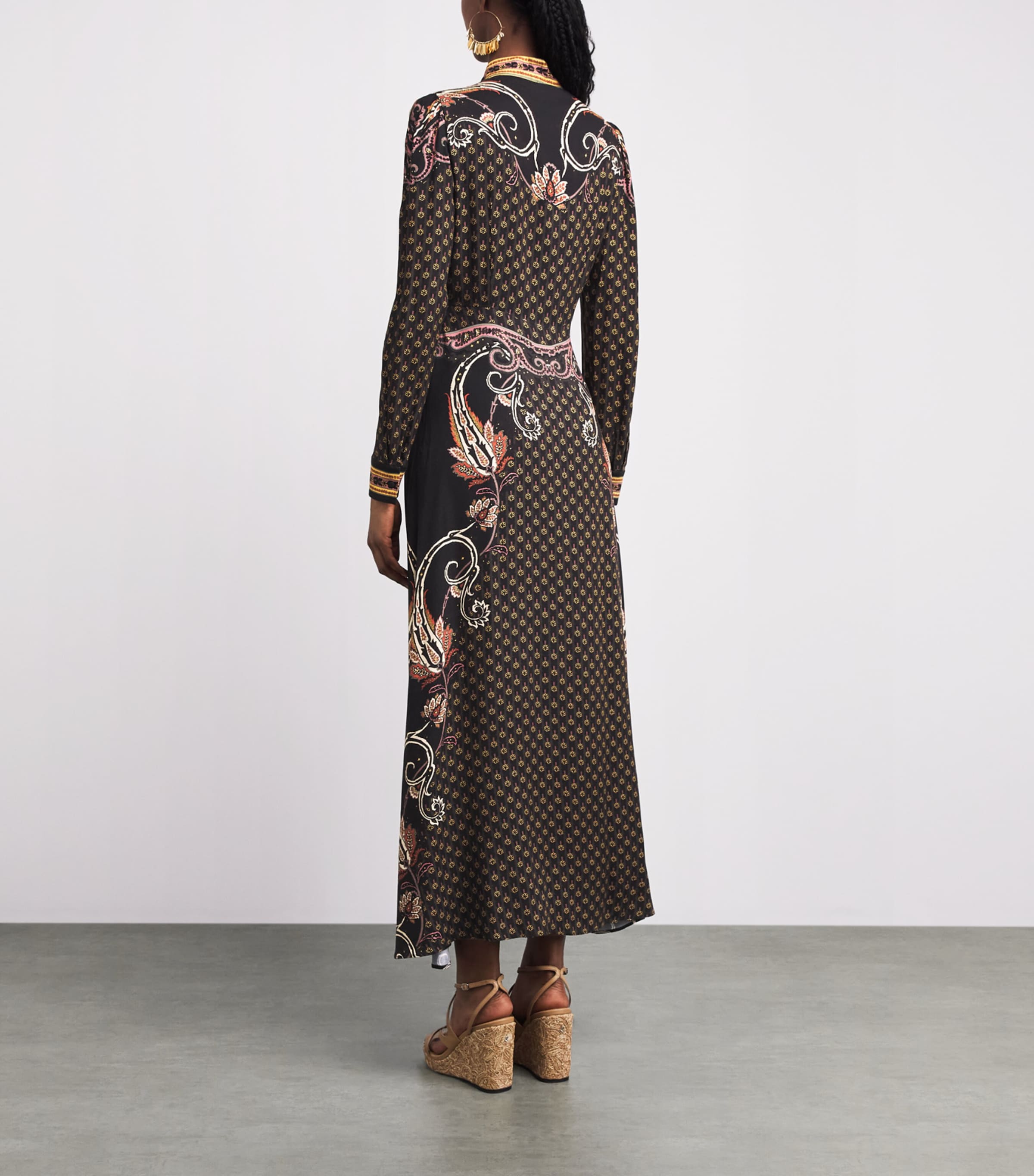 Printed Tunic Maxi Dress X0814 Image 4