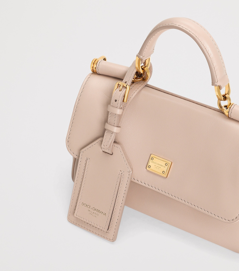 Plongé Calfskin My Sicily Cross-Body Bag 80095-NUDE 1 Image 7