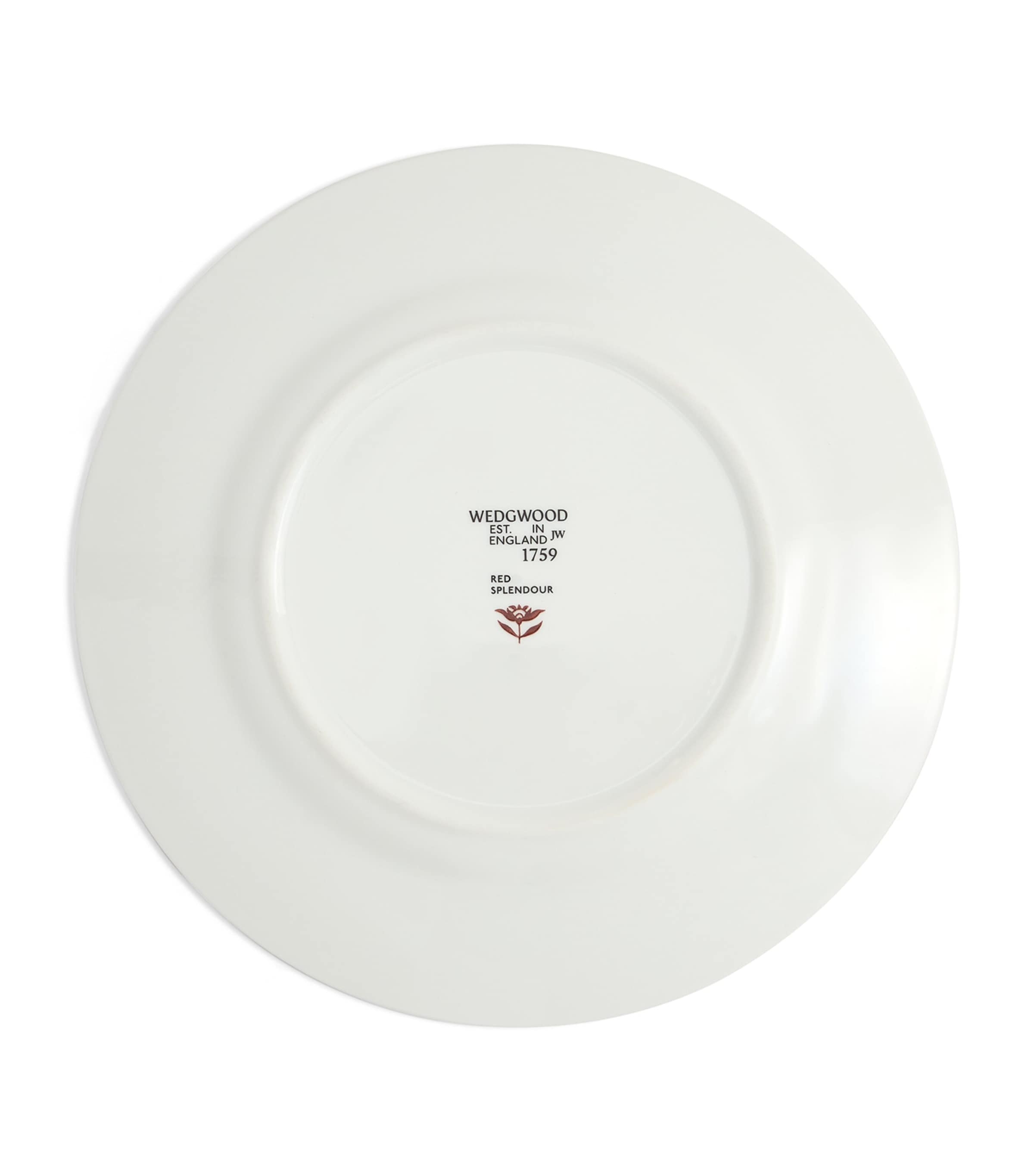 Bone China Red Splendour Plate (20cm) RED Image 5