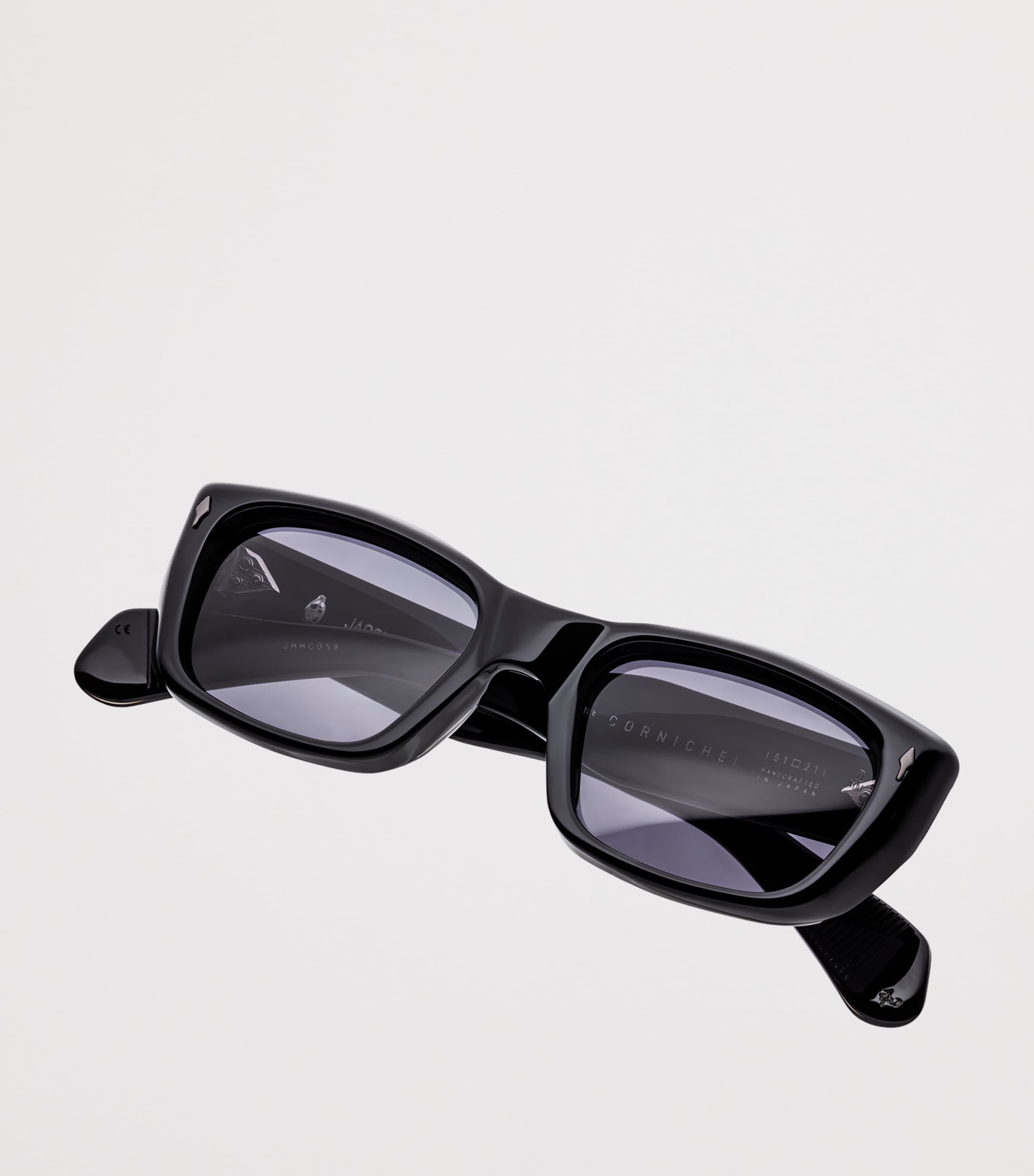 Jacques Marie Mage Corniche Rectangle Sunglasses Raven Image 3