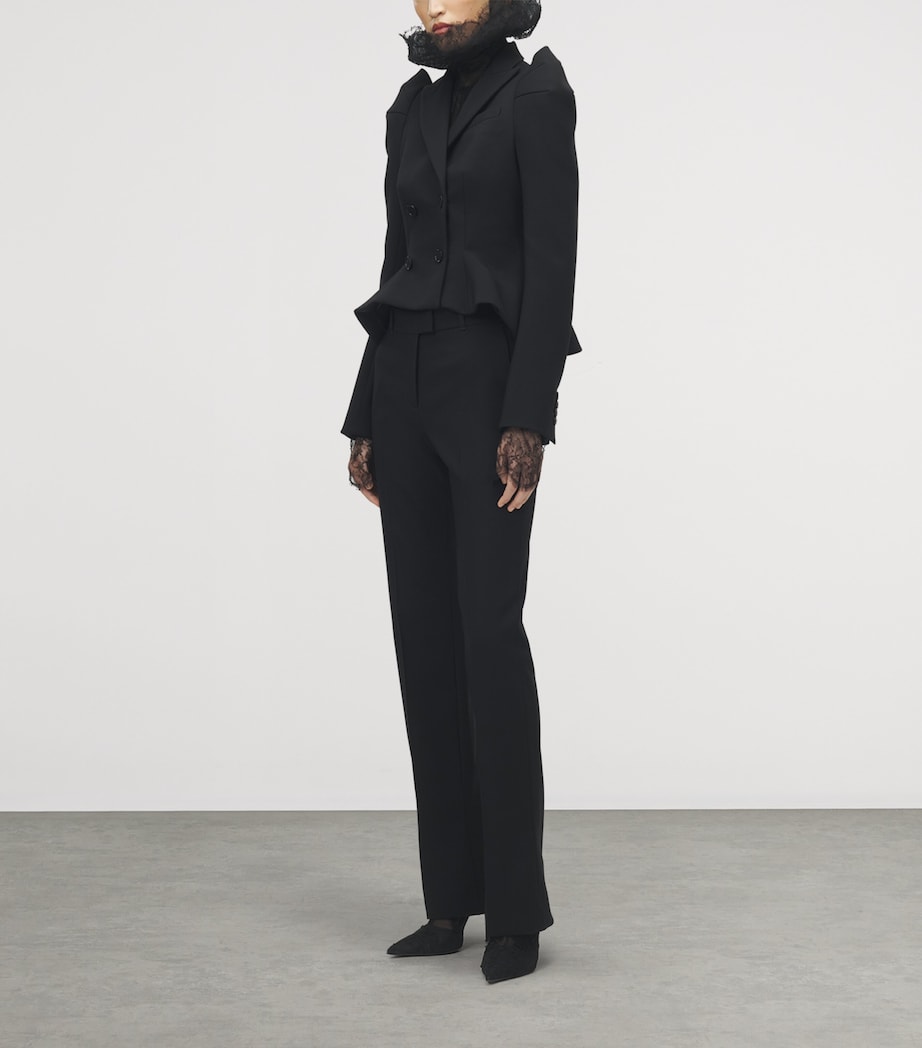 Stretch-Wool Structured Blazer 1000 Image 3