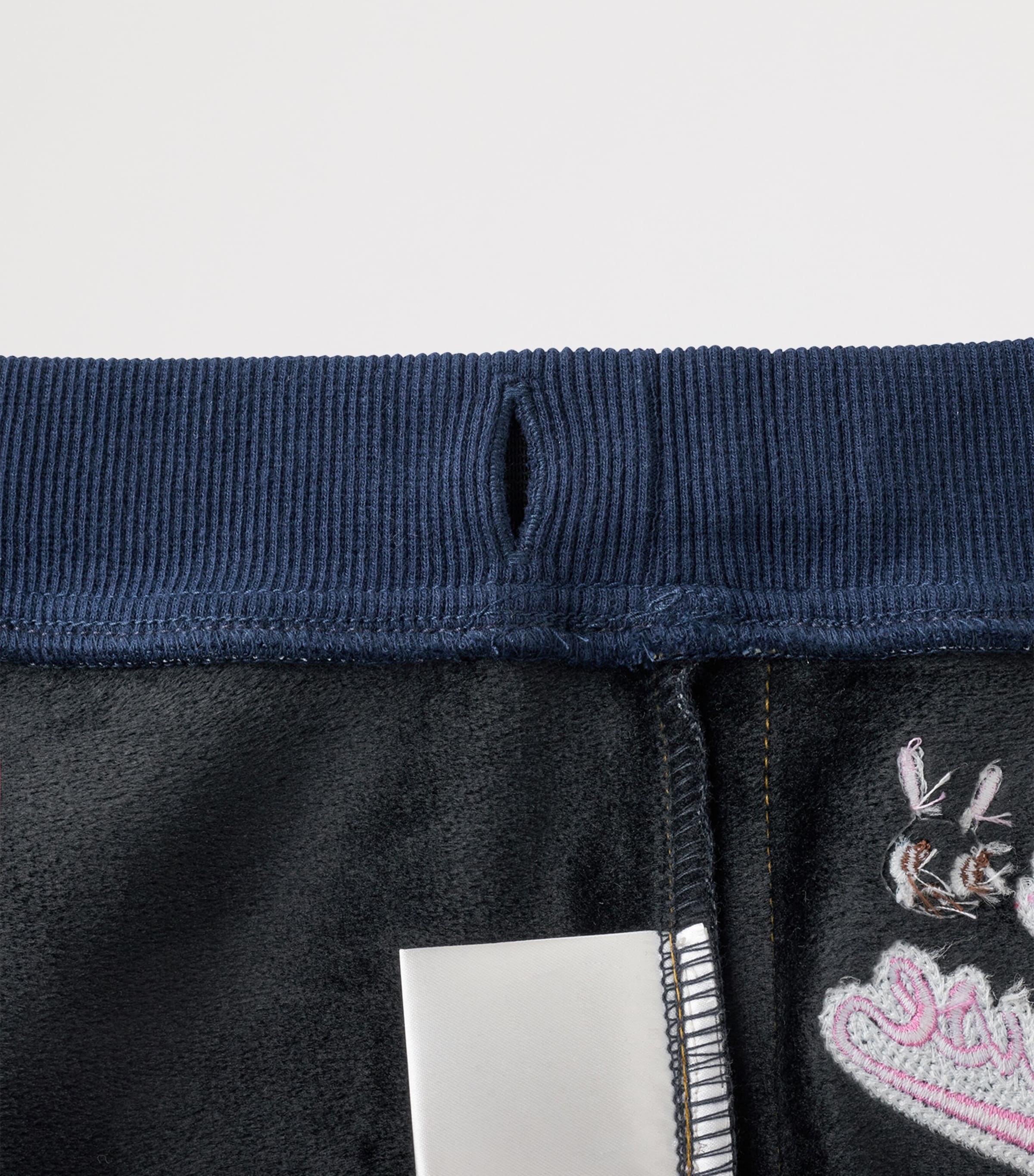 Miki House Denim-Effect Applique Sweatpants (1-5 Years) Image 3