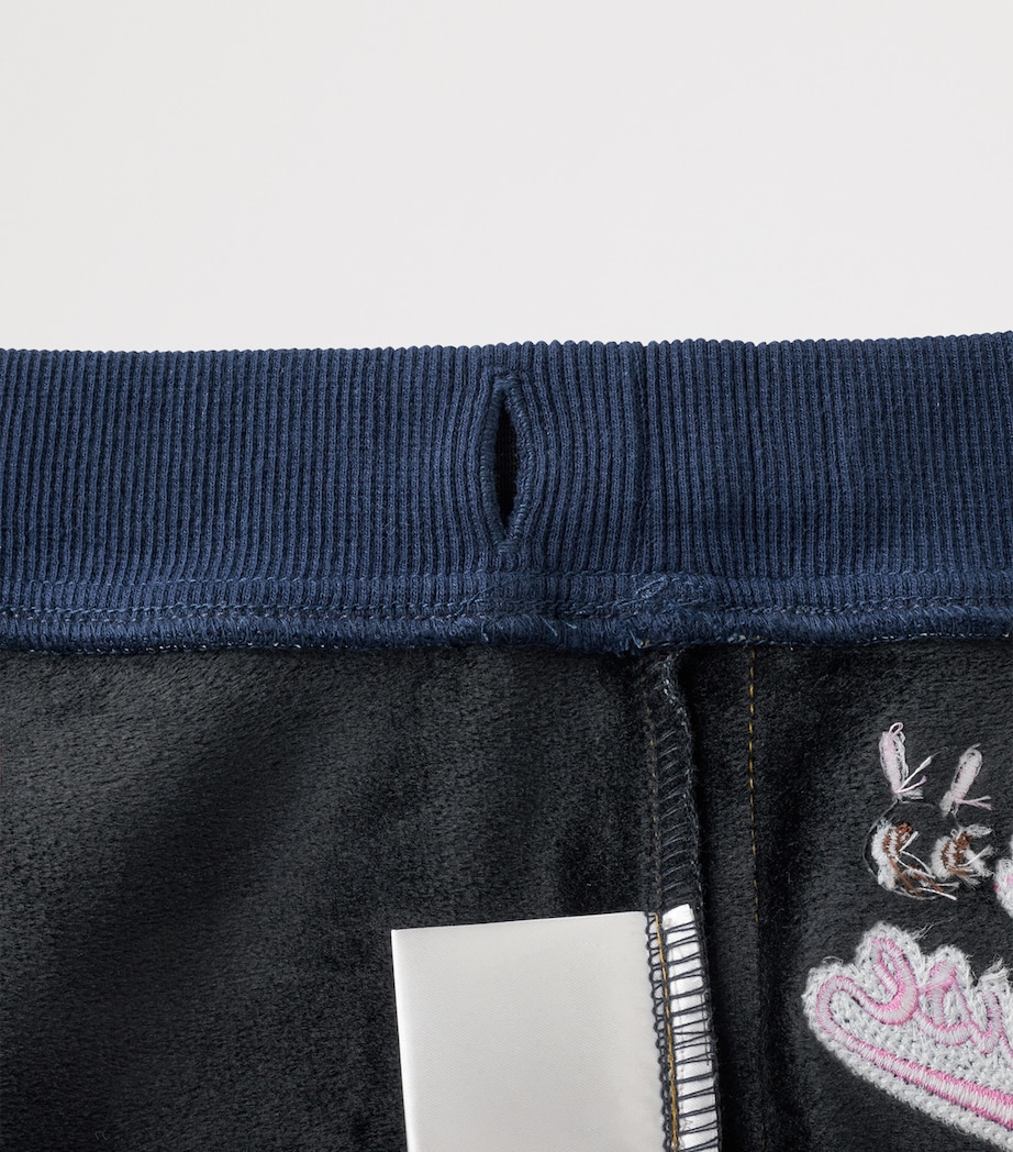 Miki House Denim-Effect Applique Sweatpants (1-5 Years) Image 3