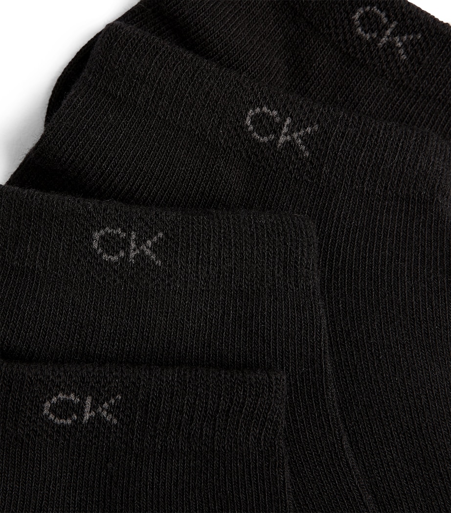 Cotton-Blend Ankle Socks (Pack of 3) 001/BLACK Image 2