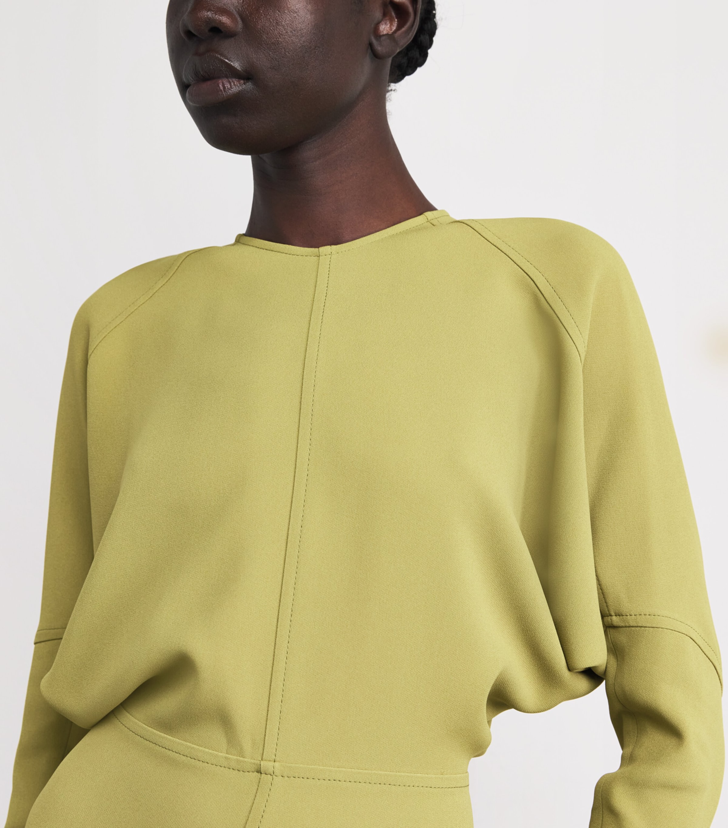 Cady Dolman Midi Dress 9662 GREENFINCH Image 4