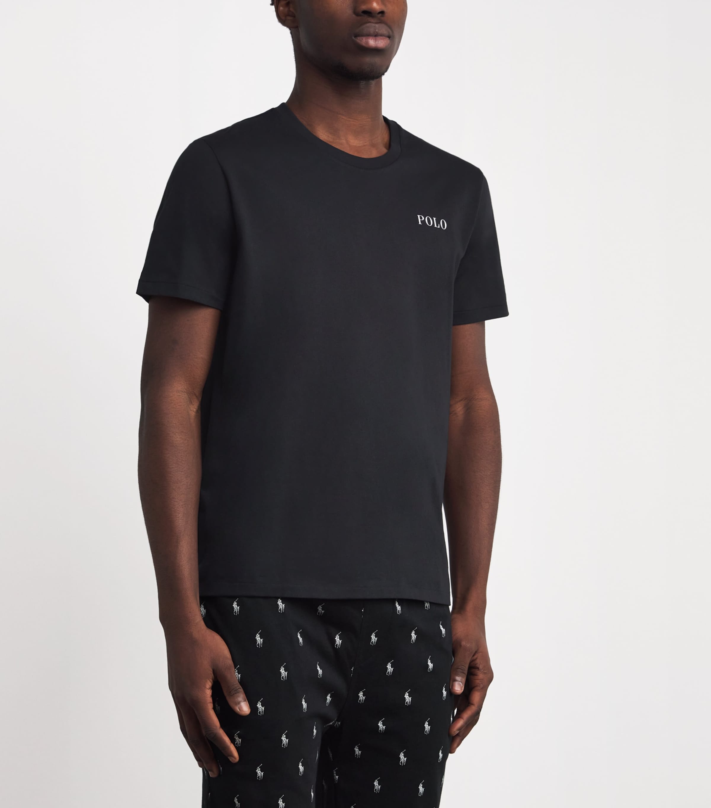 Cotton Logo T-Shirt POLO BLACK POLO TEE Image 2