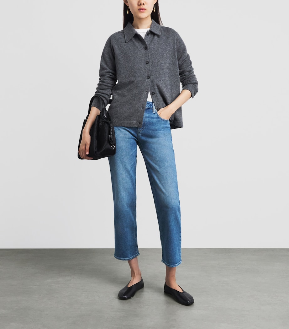 PAIGE Womens Mason Ankle Mid-Rise Straight Jeans Eames Image 2