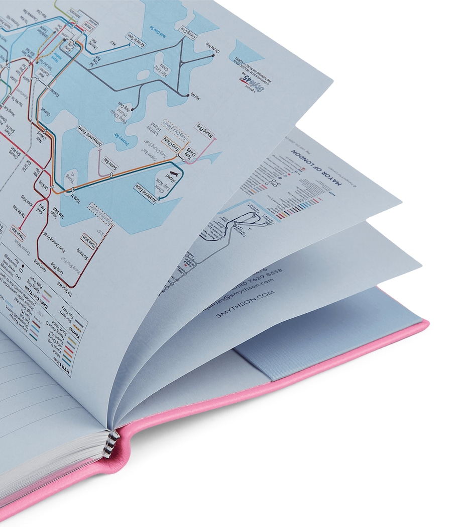 Smythson Leather Soho Weekly Diary 2027 Flamingo Image 7