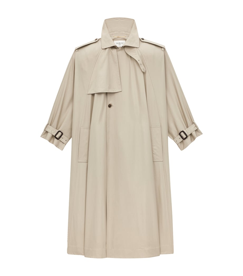 Cotton Cape Trench Coat 9610 Image 3