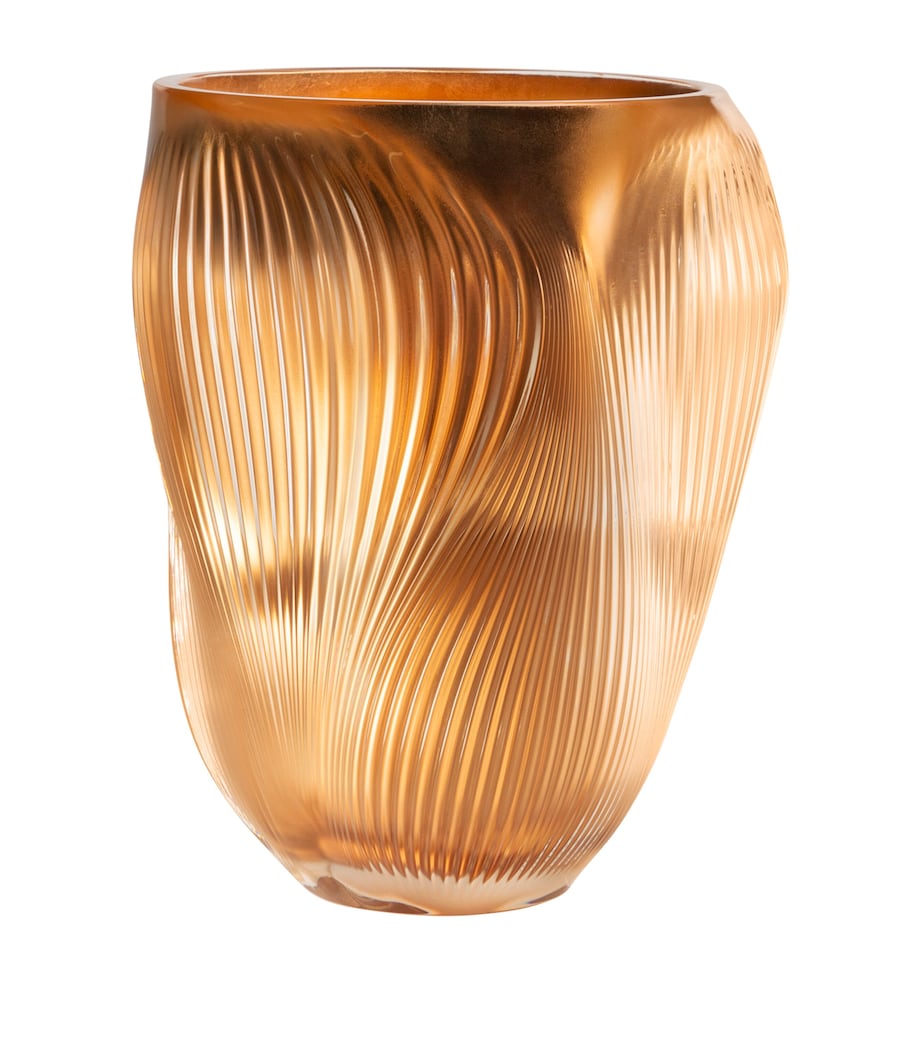 Lalique Large Crystal Alizé Vase (33cm) Incolore Image 2