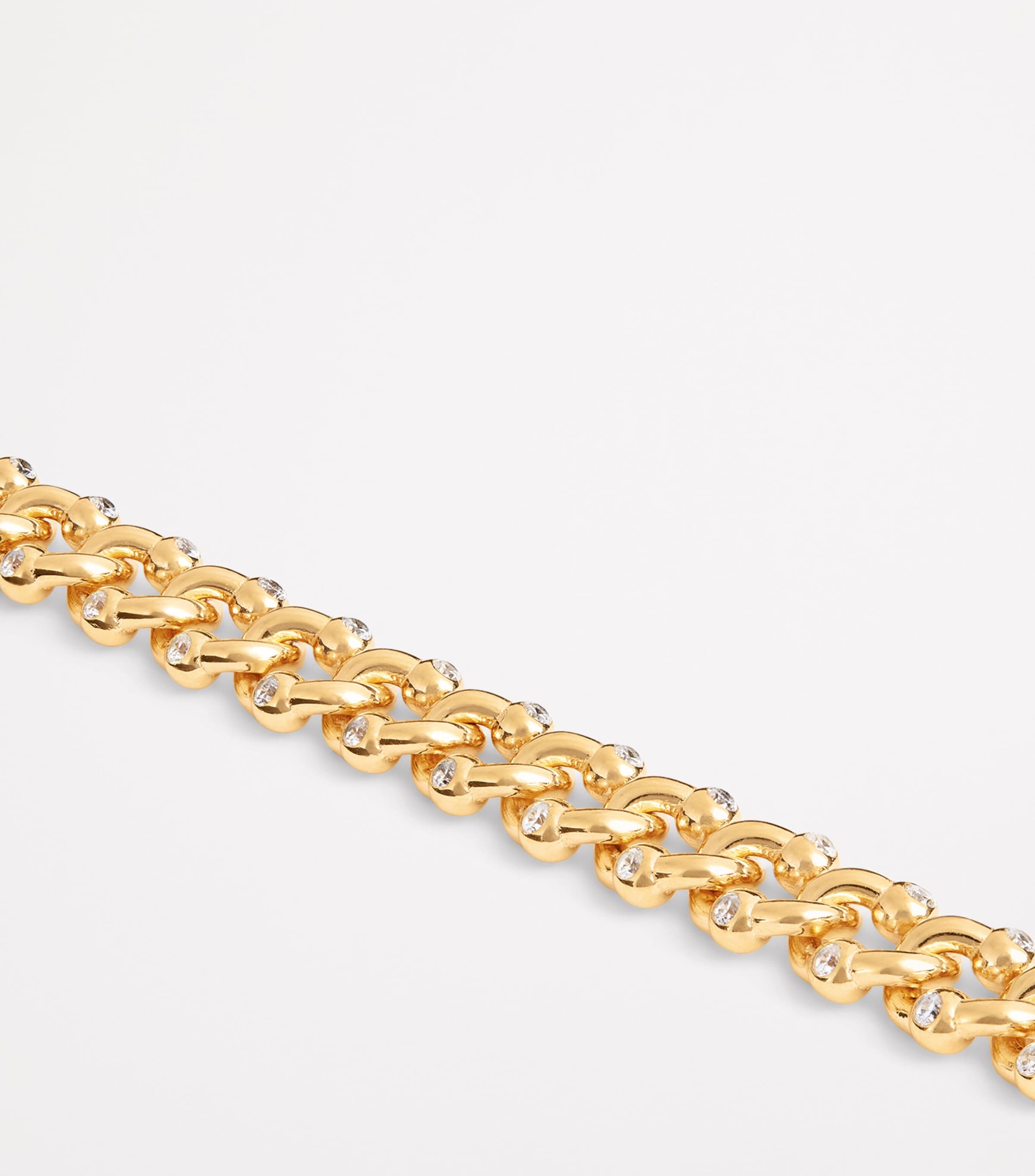 Hatton Labs Sterling Silver Chain Bracelet White / Gold Image 3