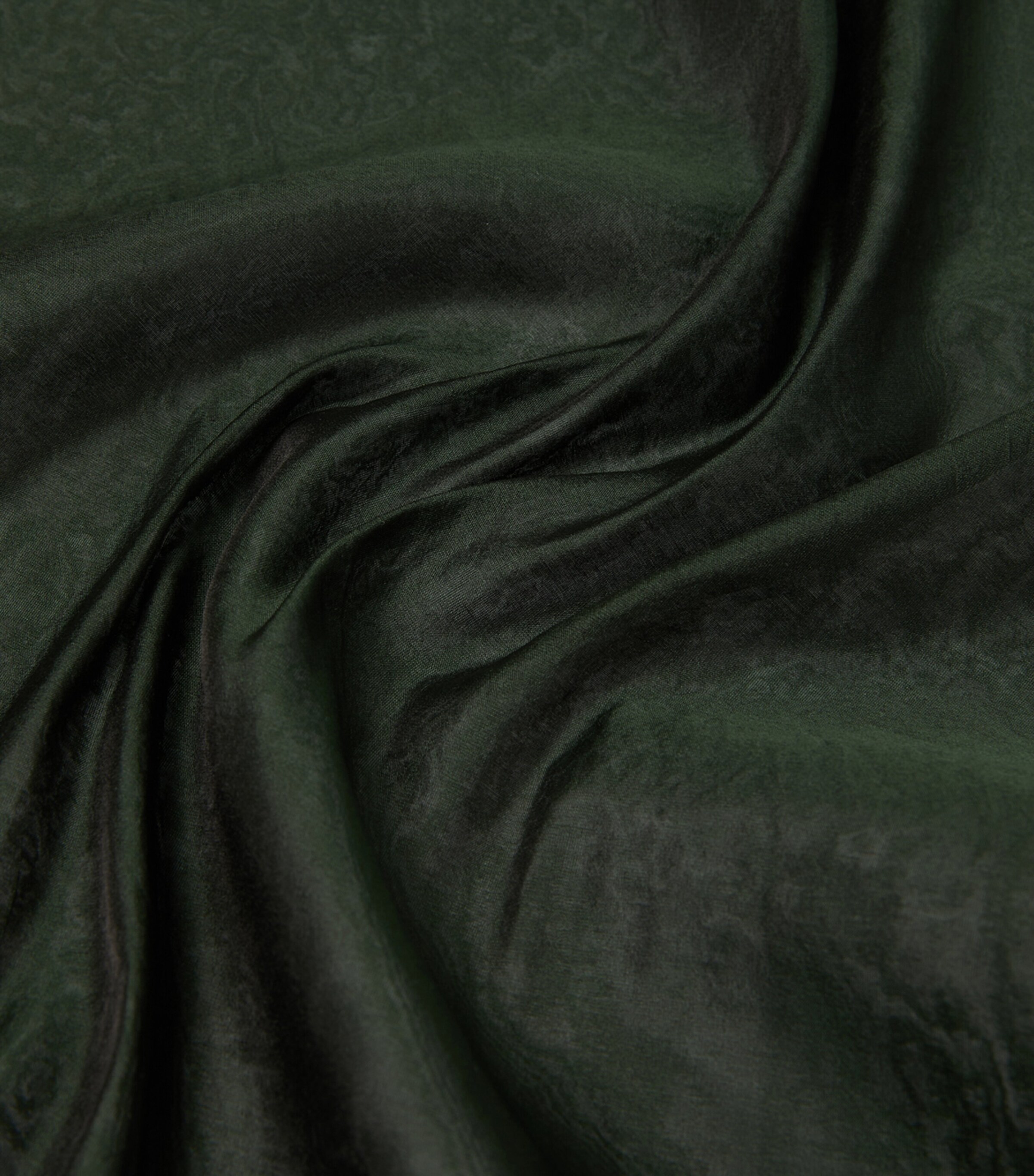 Max Mara Silk-Blend Scarf Moss Green Image 3