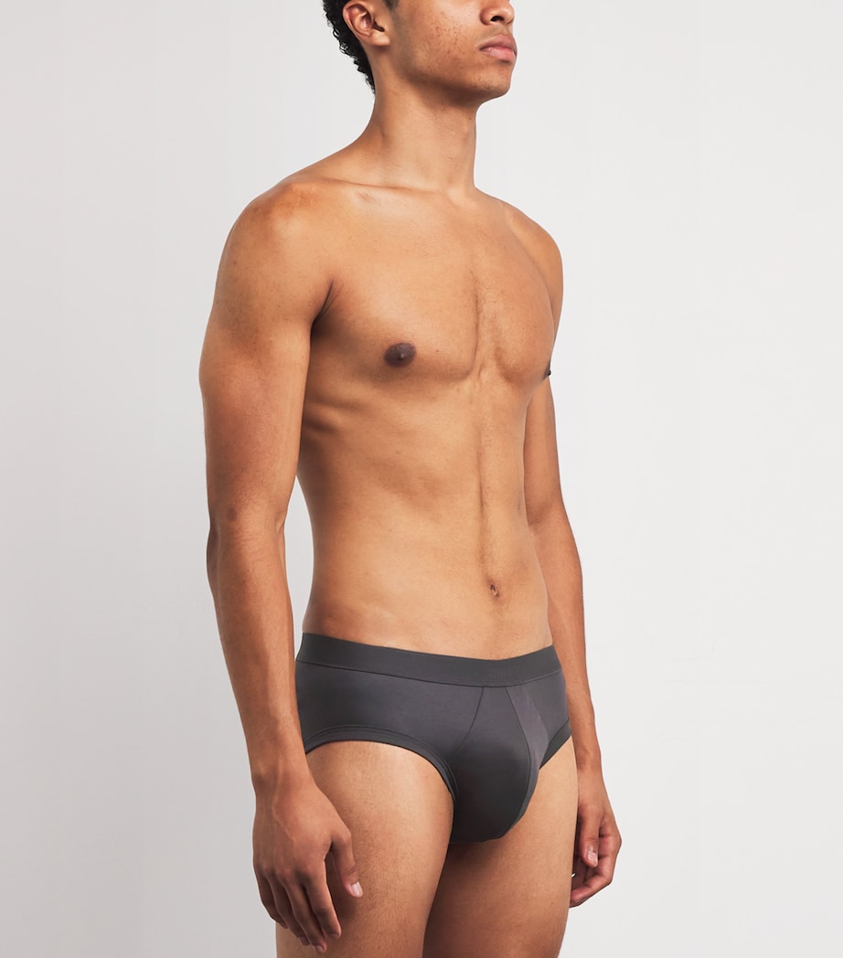 Stretch-Cotton Briefs 188 ESPRESSO Image 2