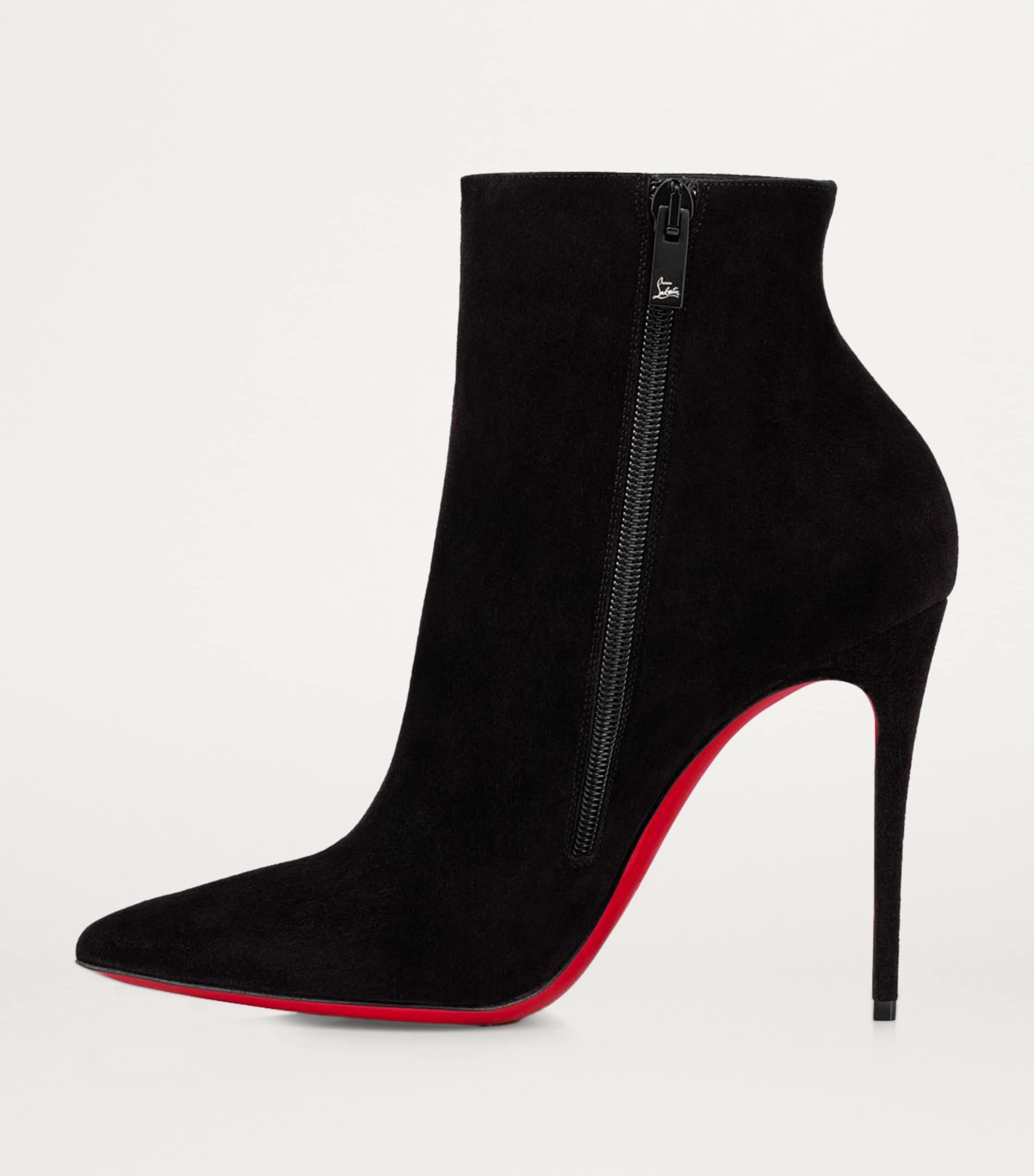 Christian Louboutin So Kate Suede Heeled Boots 100 Harrods UK