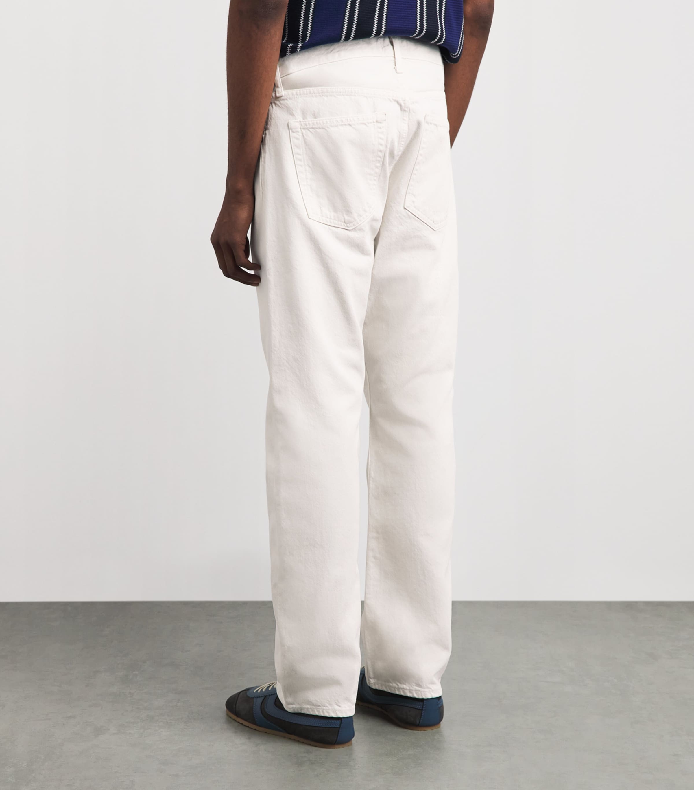 AGOLDE Mens Magnus Straight Jeans Chalk White Image 5