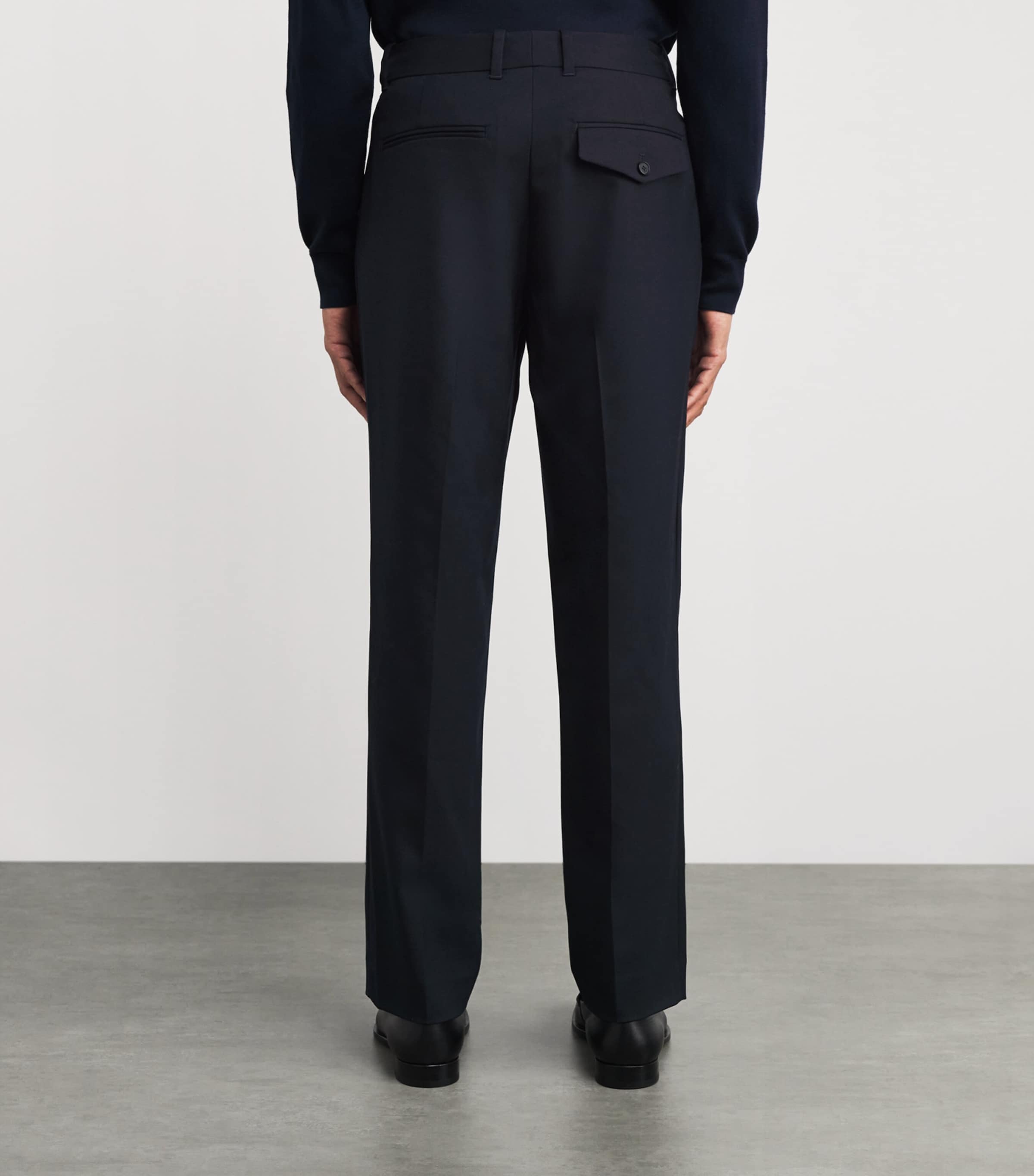 Bramble Straight Tailored Trousers MIDNIGHT Image 4